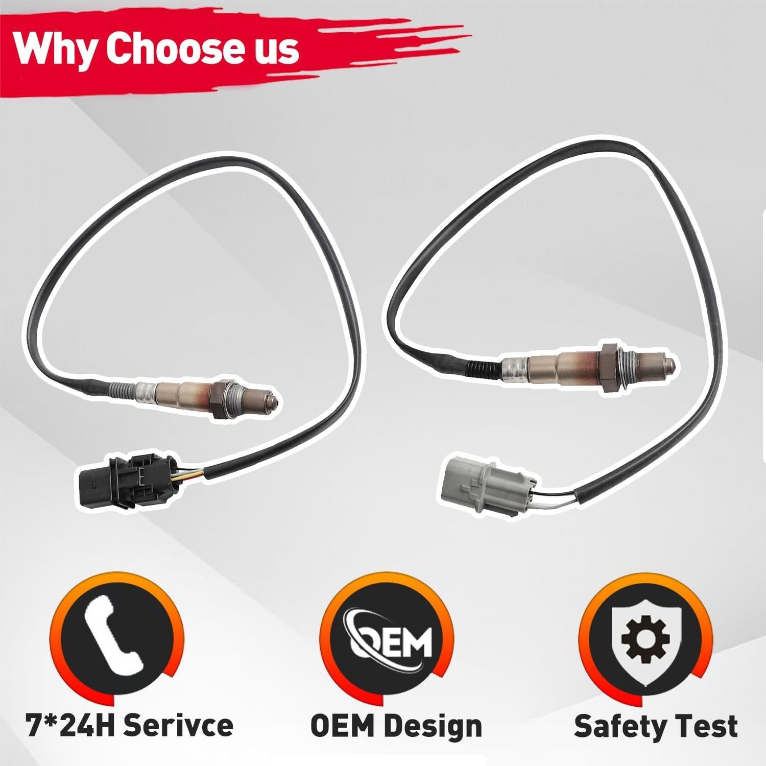 Sensores de Oxígeno XunDong 234-5055 234-4568 para Hyundai/Kia