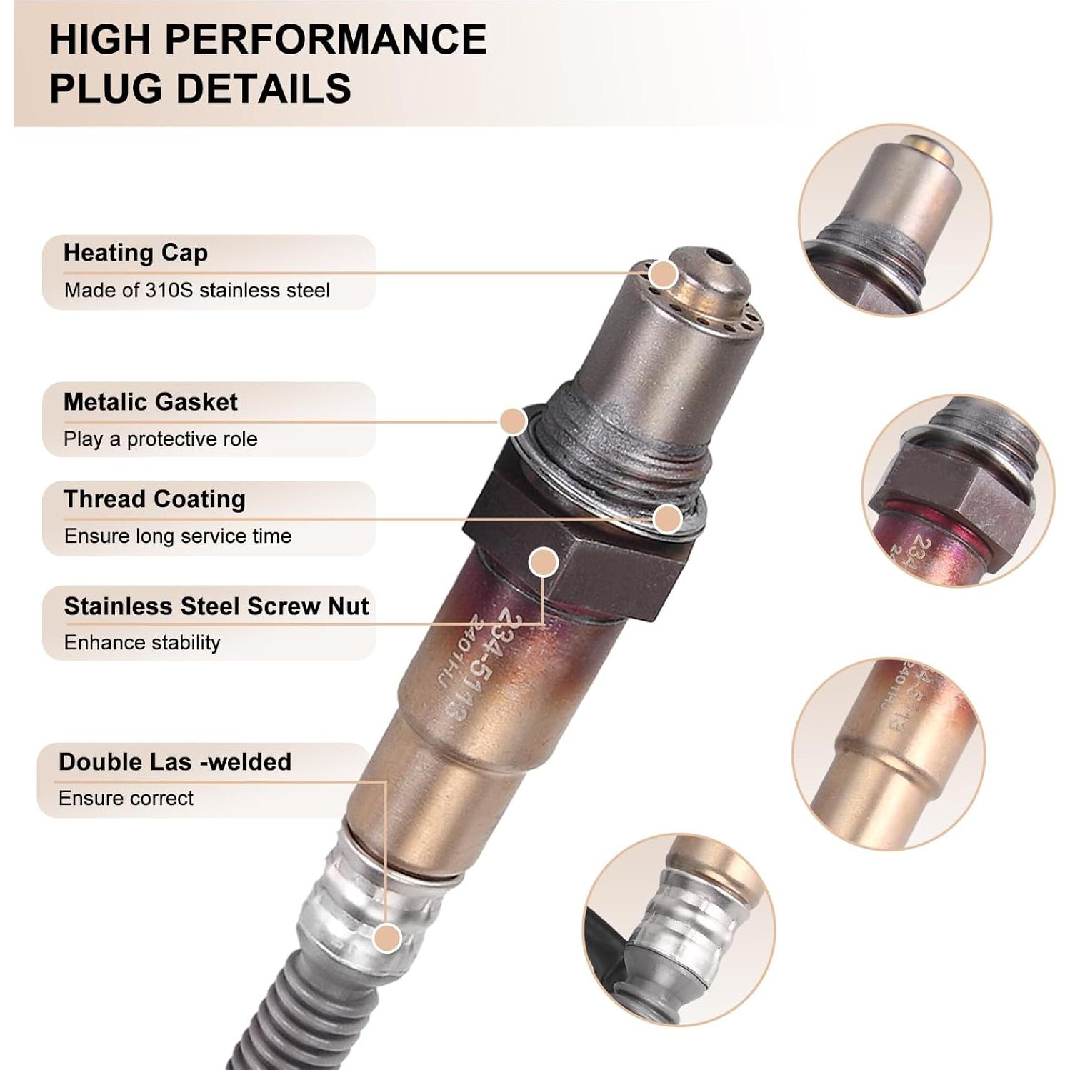 Sensor de Oxígeno BLPextrm Upstream y Downstream para Ford 2012-2014