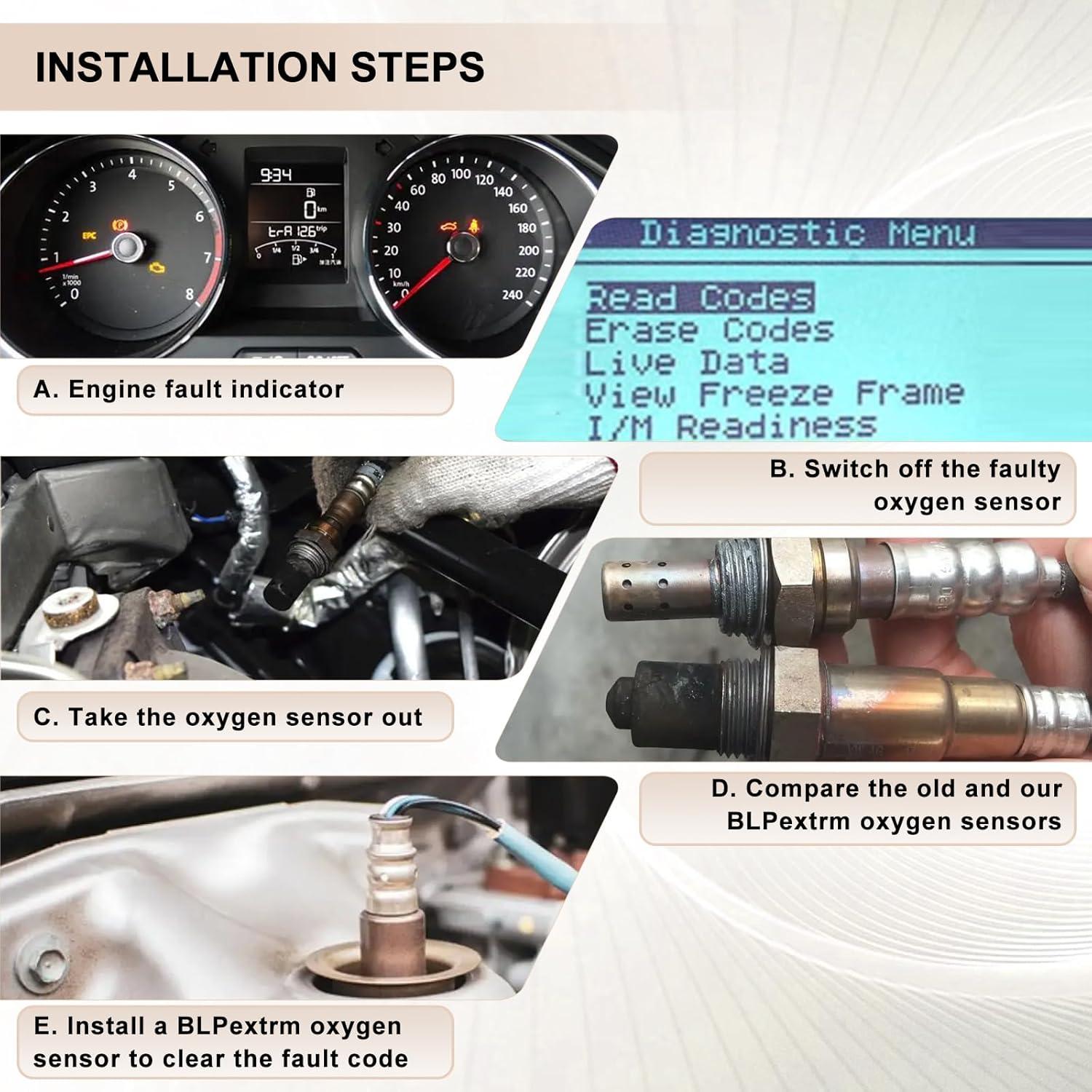 Sensor de Oxígeno BLPextrm Upstream y Downstream para Ford 2012-2014