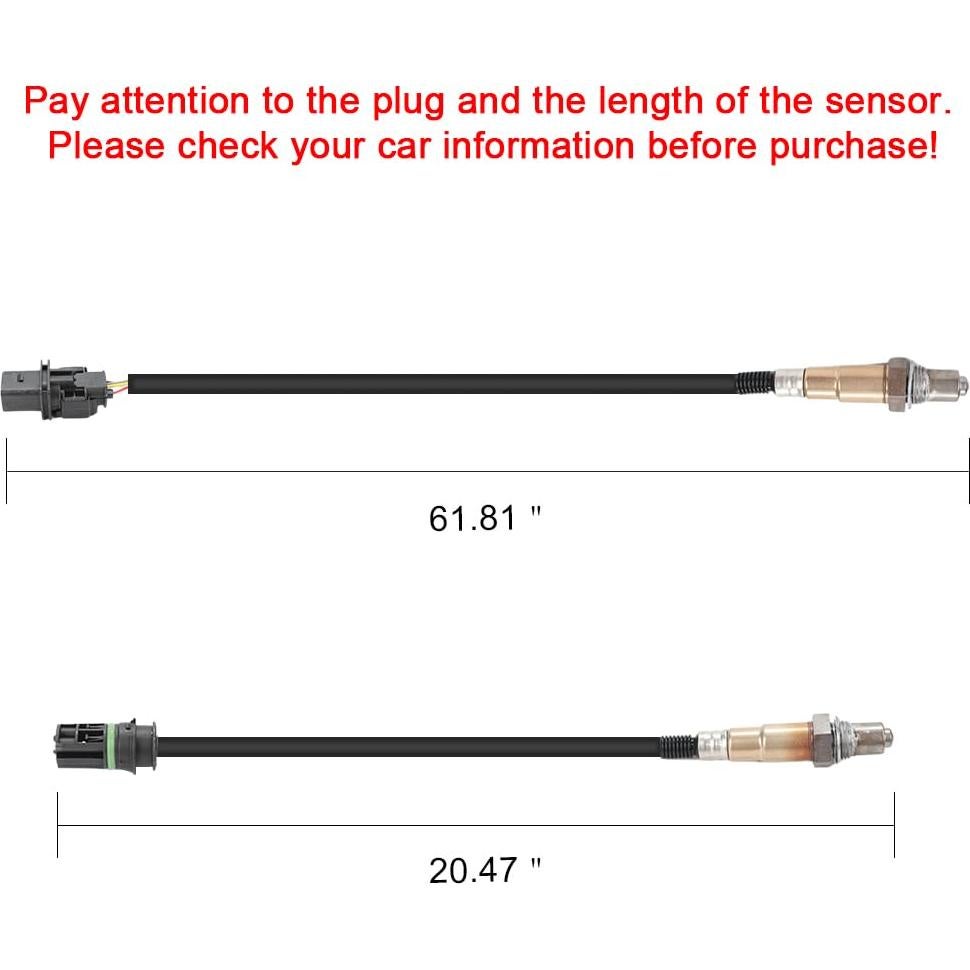 Sensor de Oxígeno O2 JDMON 2PCS Compatible BMW 2008-2013