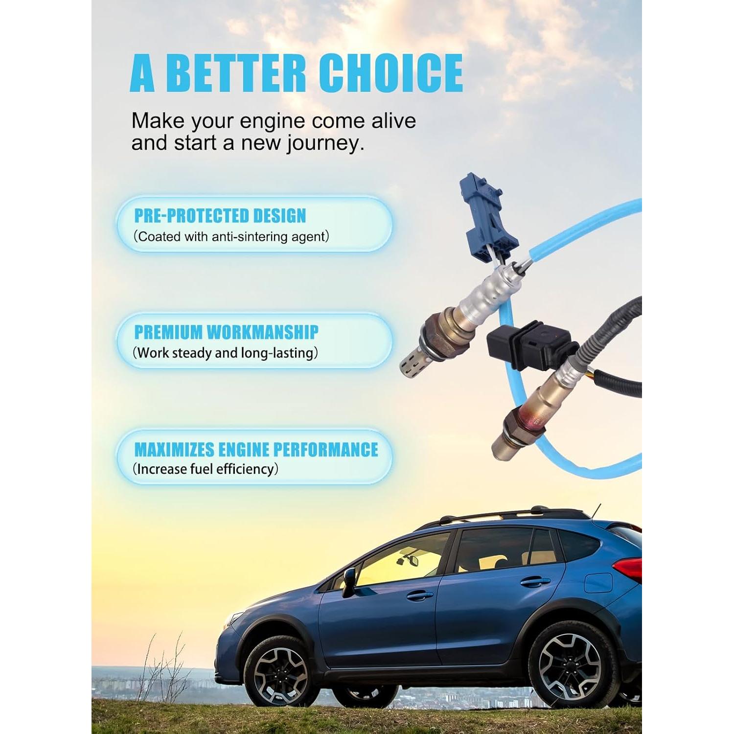 Sensor de Oxígeno O2 TAUTOY para Mini Cooper 2007-2010 2 Pcs