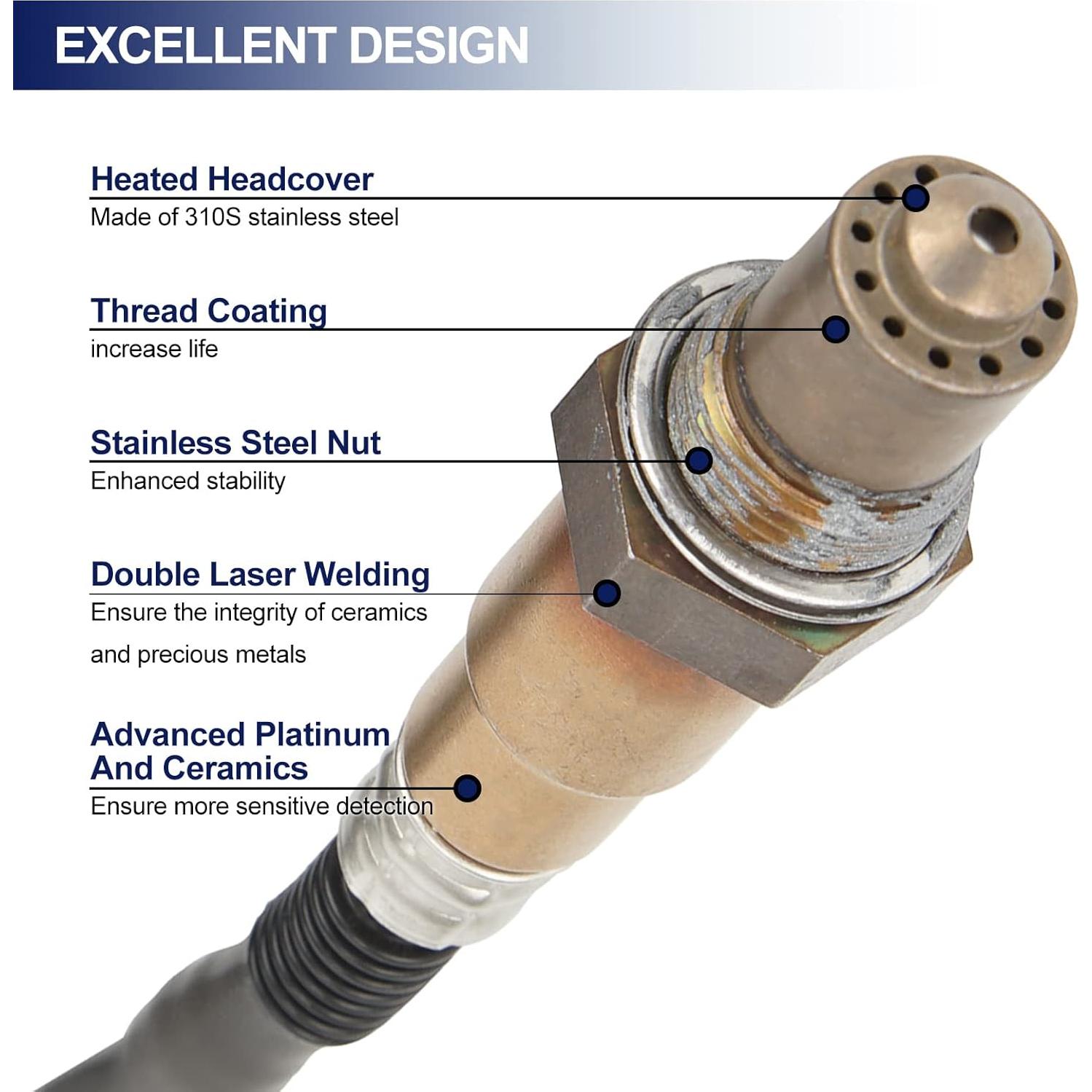 Sensor de Oxígeno JOYOMSTW para Ford Focus 2.0L 2012-2014
