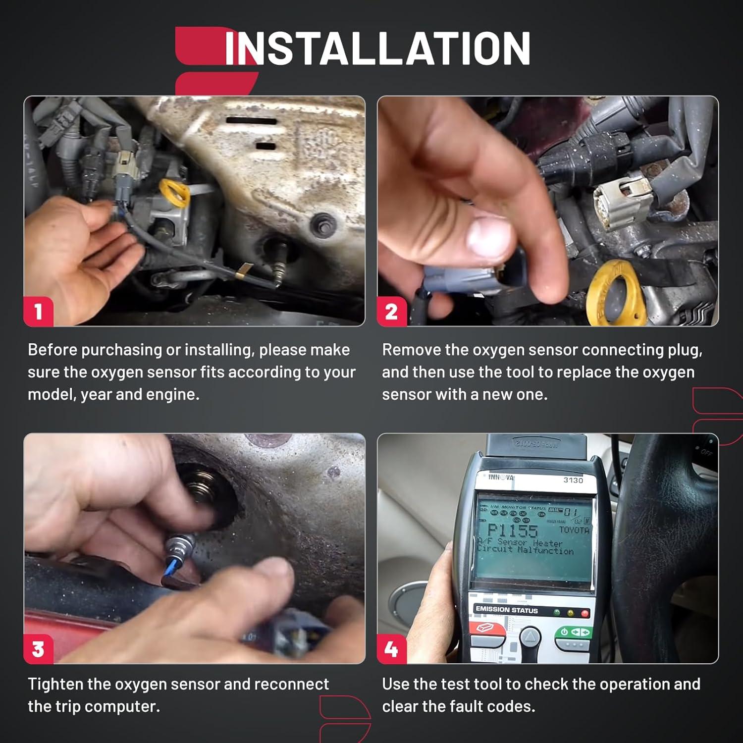 Sensor de Oxígeno BDFHYK Compatible con Ford y Lincoln