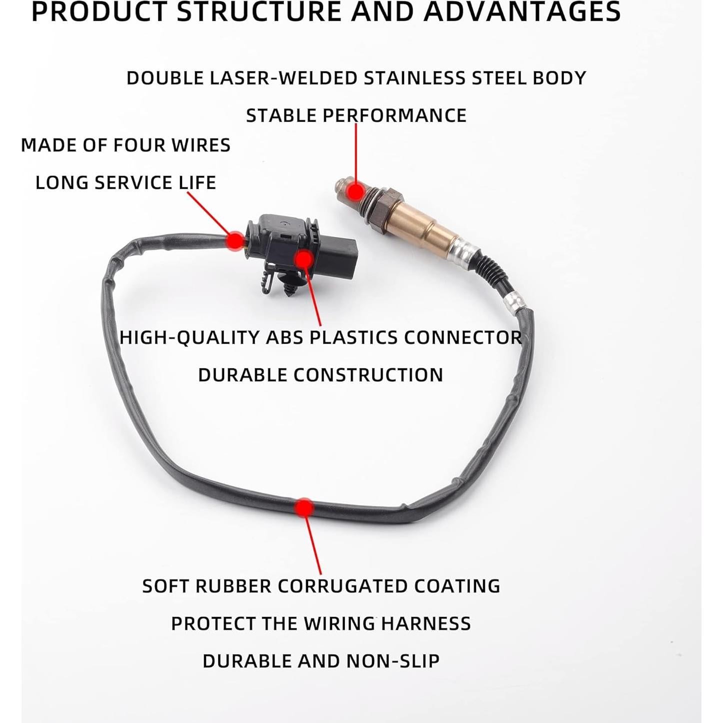 Sensor de Oxígeno Upstream Dasbecan 234-5107 Compatible Ford