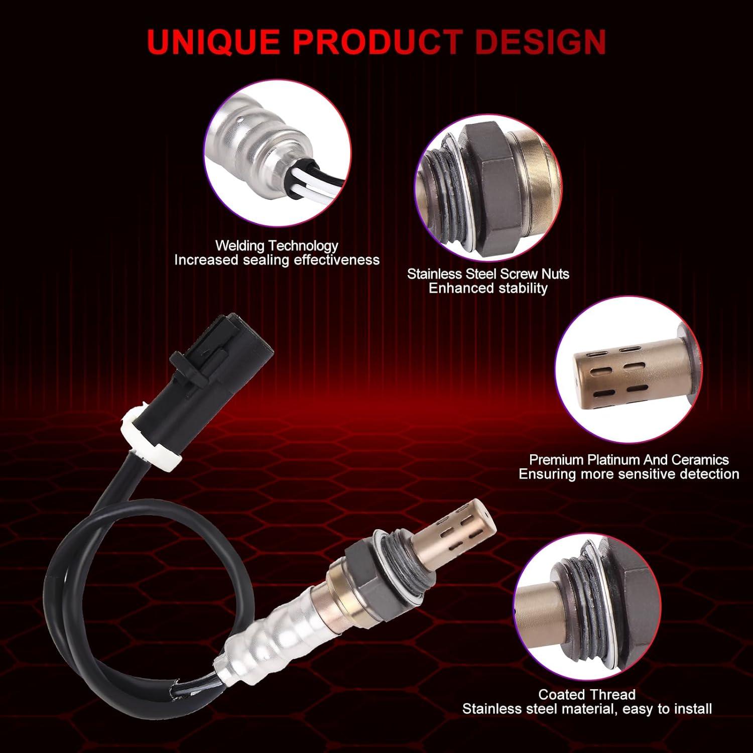 Paquete de 4 Sensores de Oxígeno FIREMOTOO 15717 Compatible