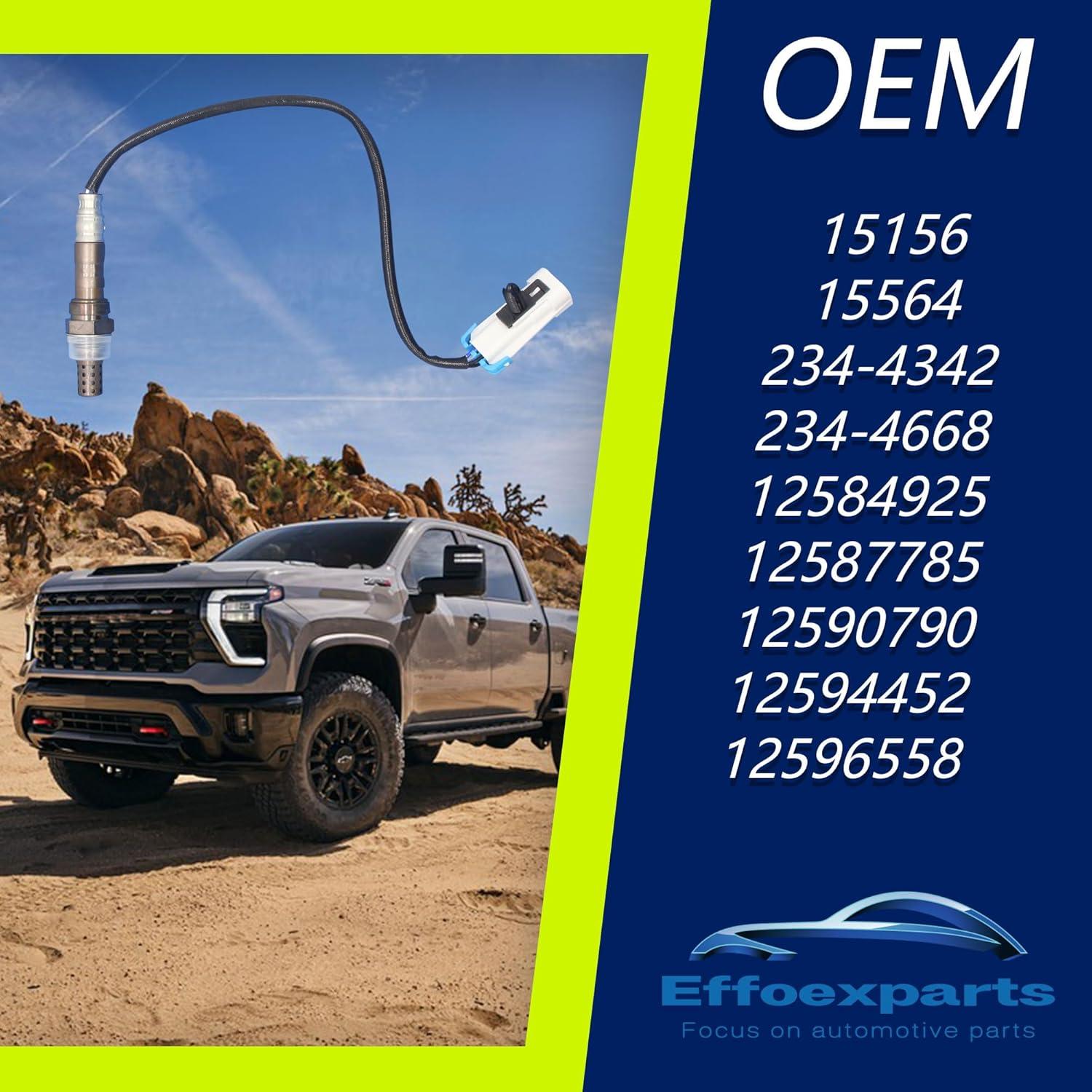 Sensor de Oxígeno Effoexparts 234-4668 Compatible Buick Chevrolet