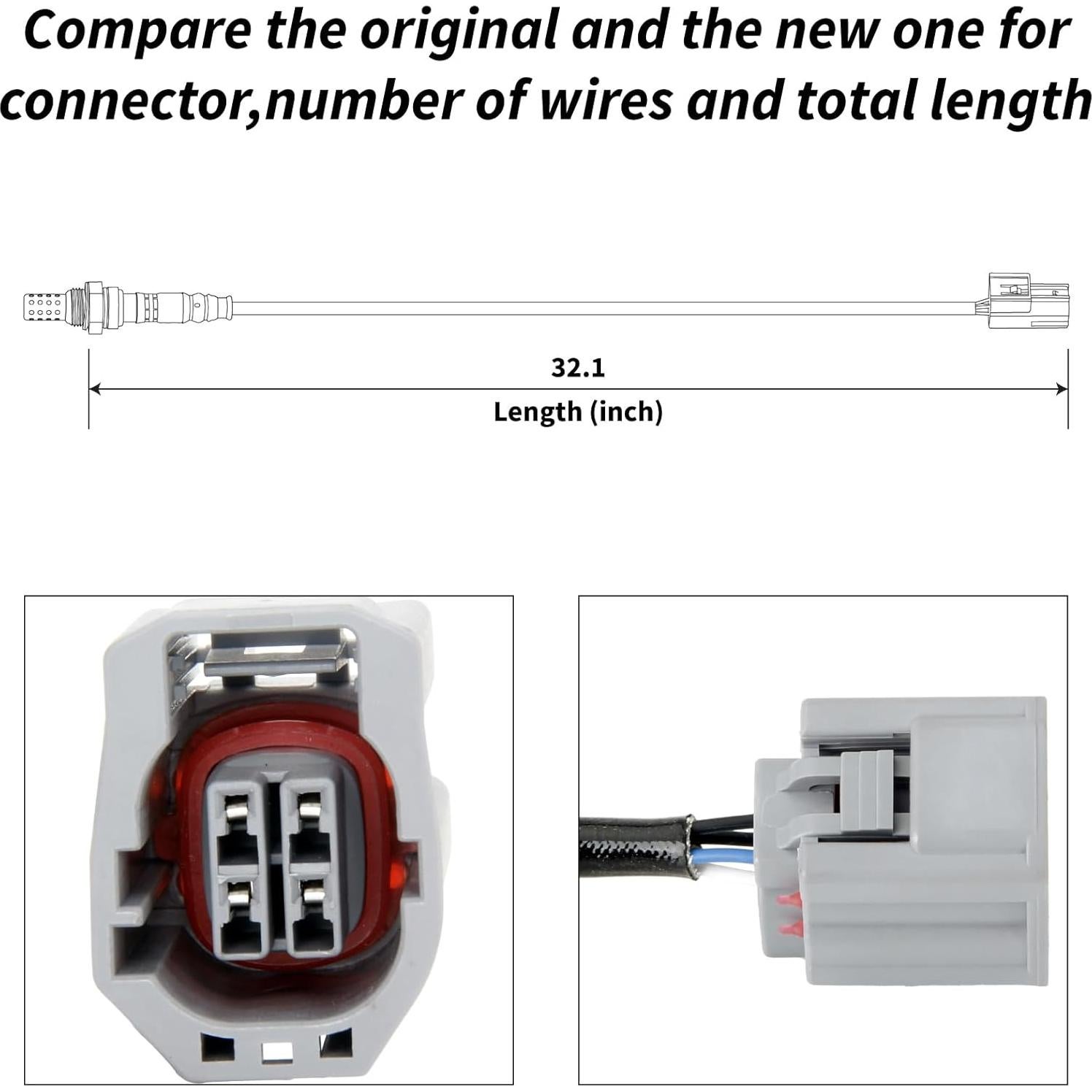 Sensor de Oxígeno DOSKJOK Compatible Mazda 3 2004-2005 2.0L 2.3L y Mazda 5 2006-2007 2.3L