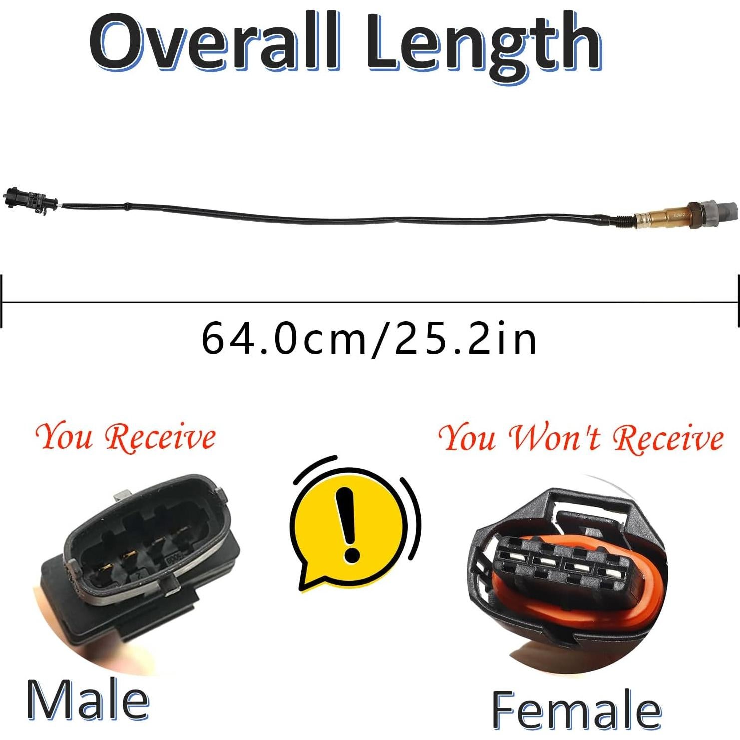 Sensor de Oxígeno O2 Upstream MANATEE 12499186 Compatible Chevy