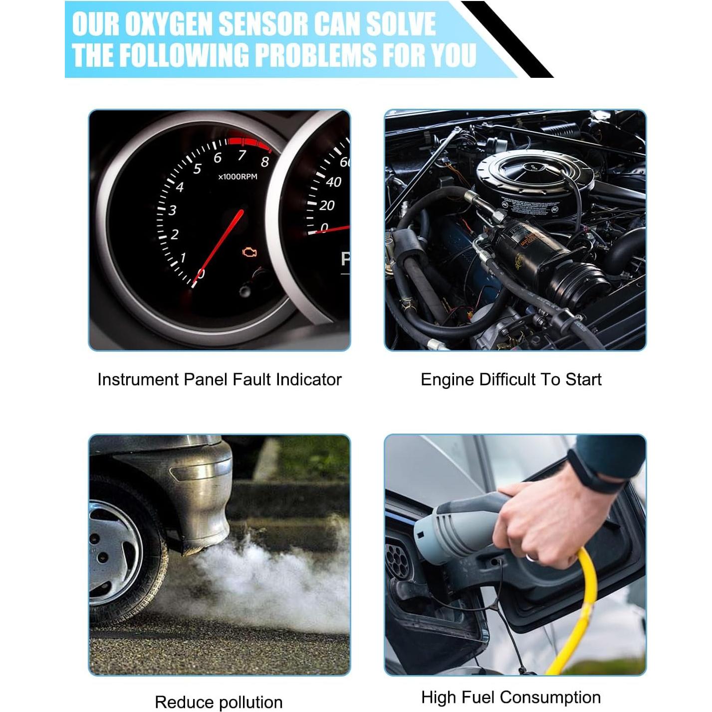 Sensor de Oxígeno O2 TAUTOY 4 Pcs Compatible Chrysler Dodge Jeep