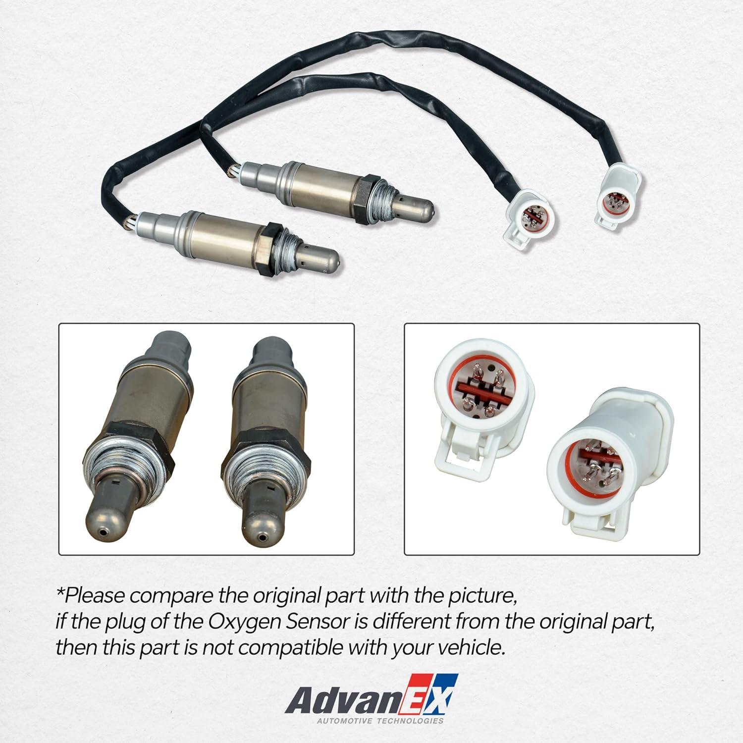 Sensor de Oxígeno O2 AdvanEX Compatible Ford y Mazda 2PCS