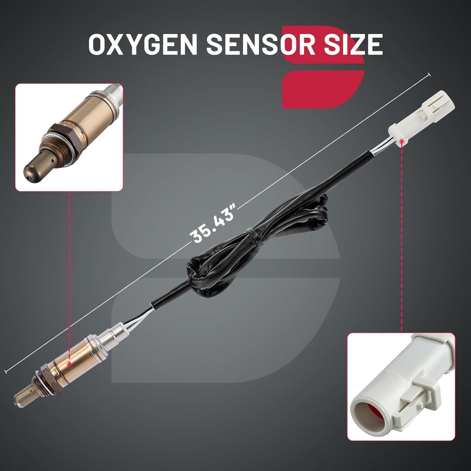 Sensor de Oxígeno BDFHYK Compatible Ford F150 E150 4PCS