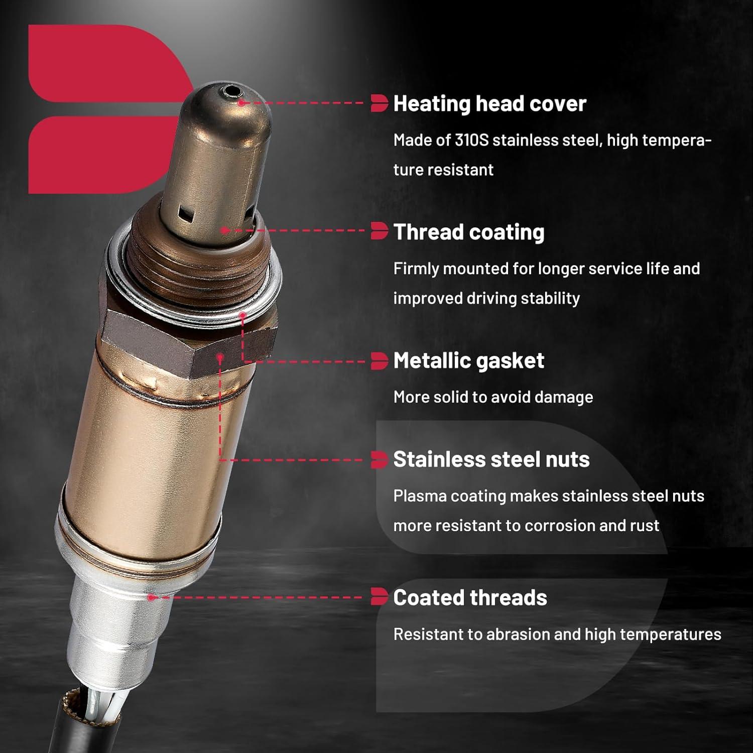 Sensor de Oxígeno BDFHYK Compatible Ford F150 E150 4PCS