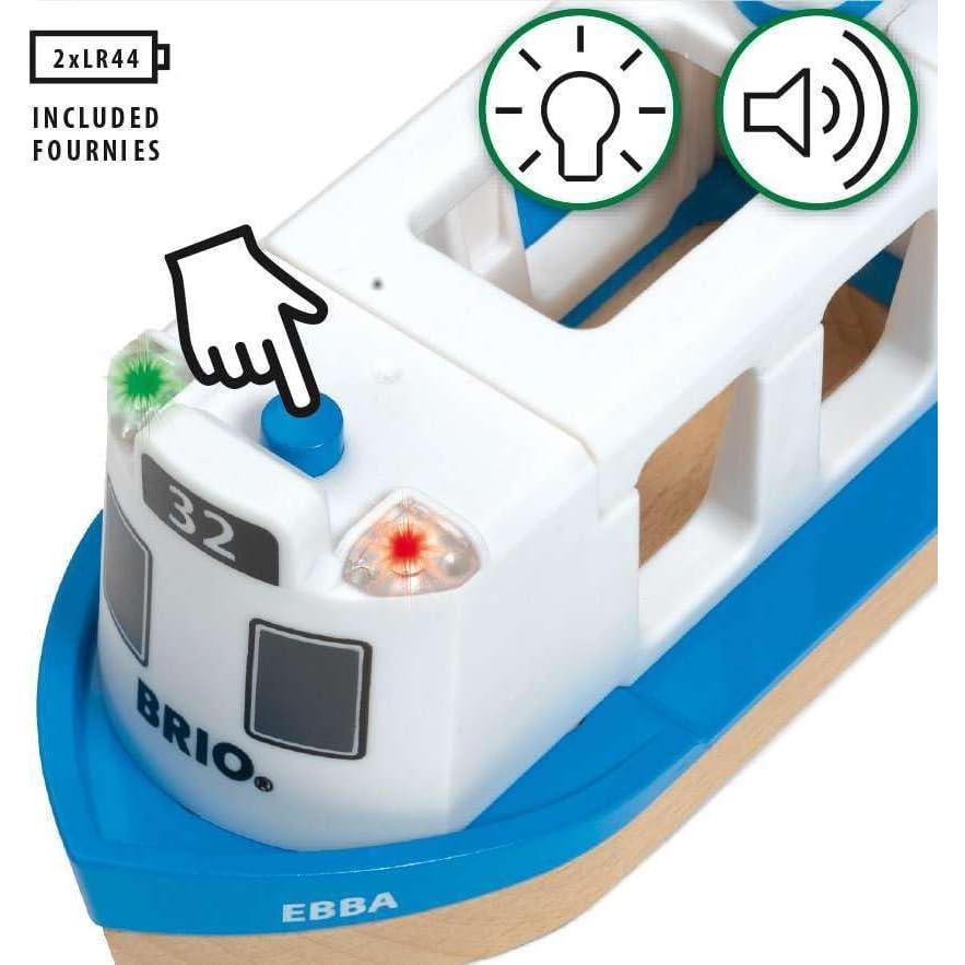 Conjunto Deluxe de Ferrocarril BRIO 33766 - 106 Piezas de Madera