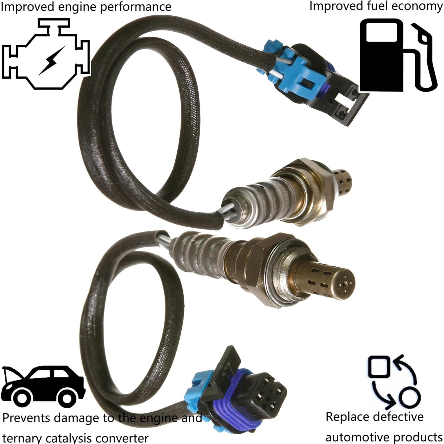 Sensores de Oxígeno Dropwater 2 Pcs para Chevy Camaro 5.7L