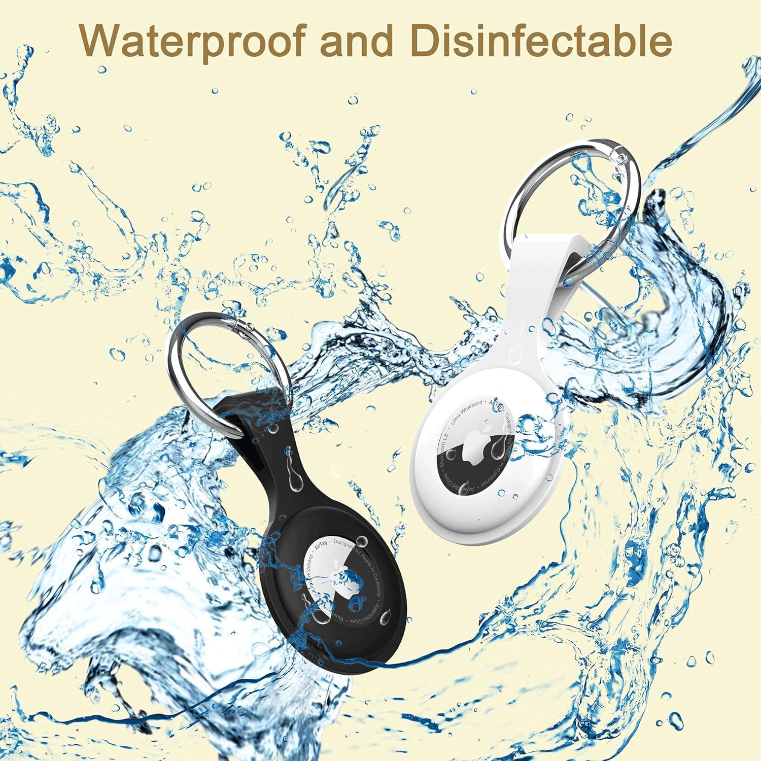 Paquete de 4 Fundas de Silicona para AirTag Wanchel