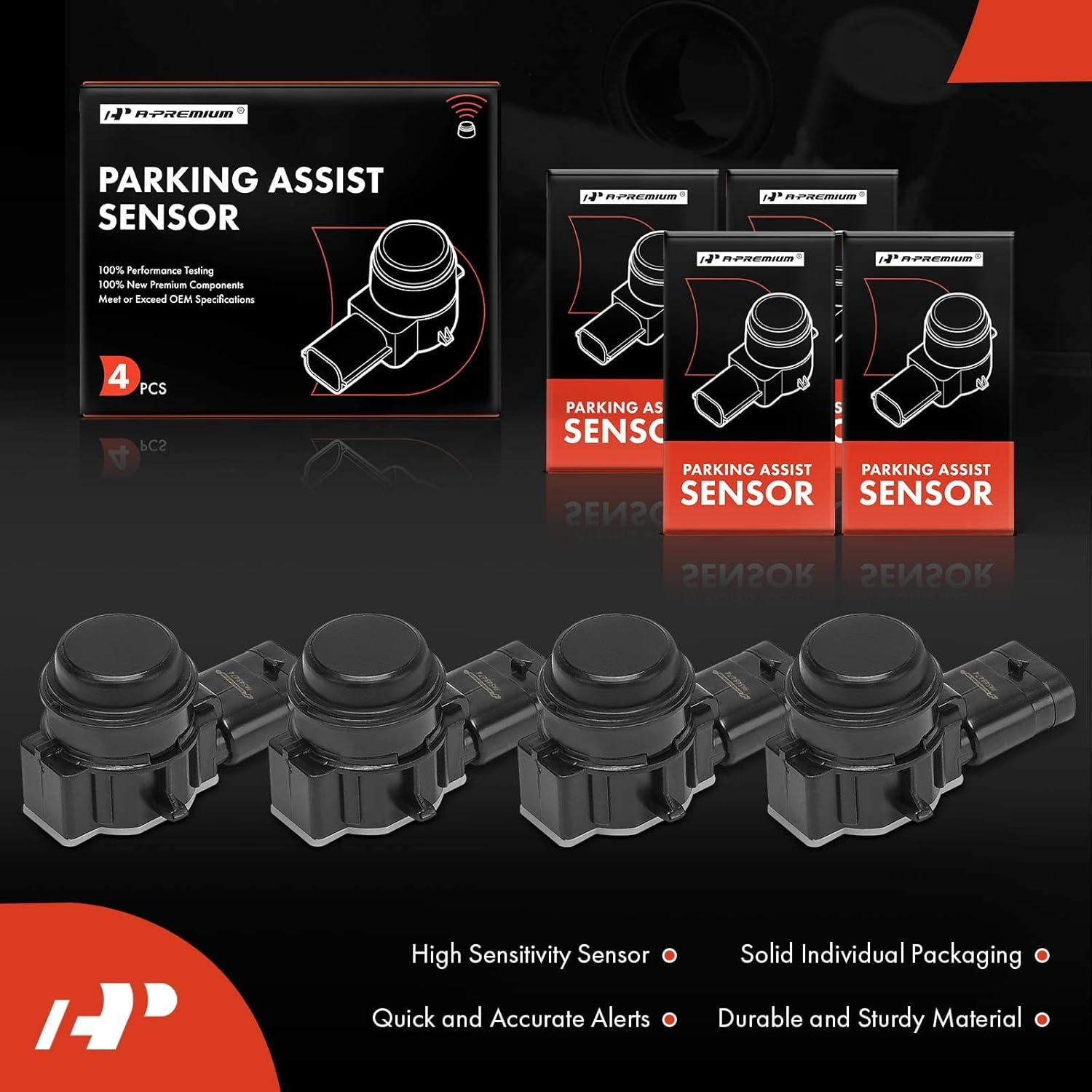 Sensor de Estacionamiento A-Premium 4 Piezas para Tesla