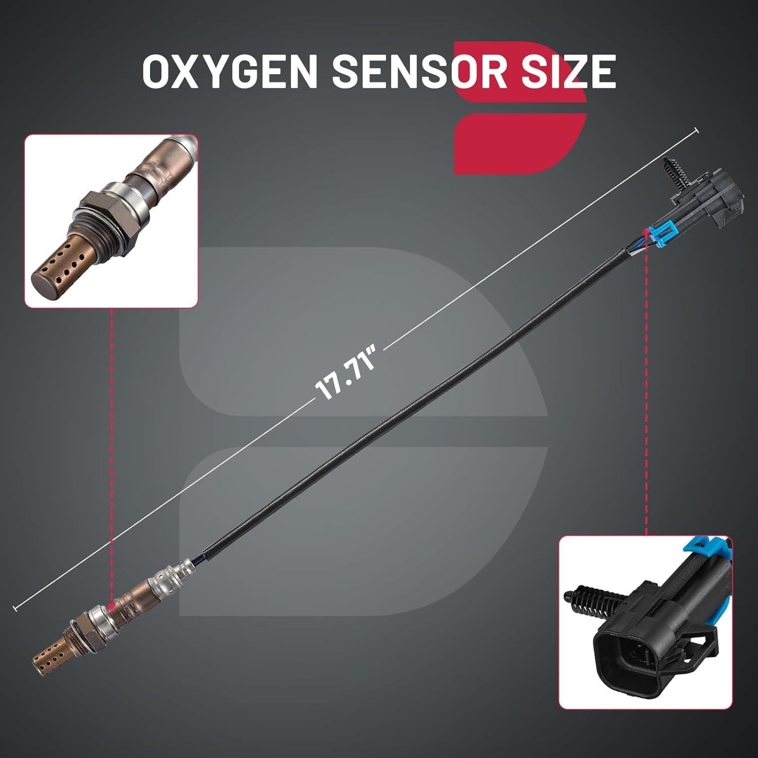 Sensor de Oxígeno BDFHYK O2 Descendente Compatible Chevrolet
