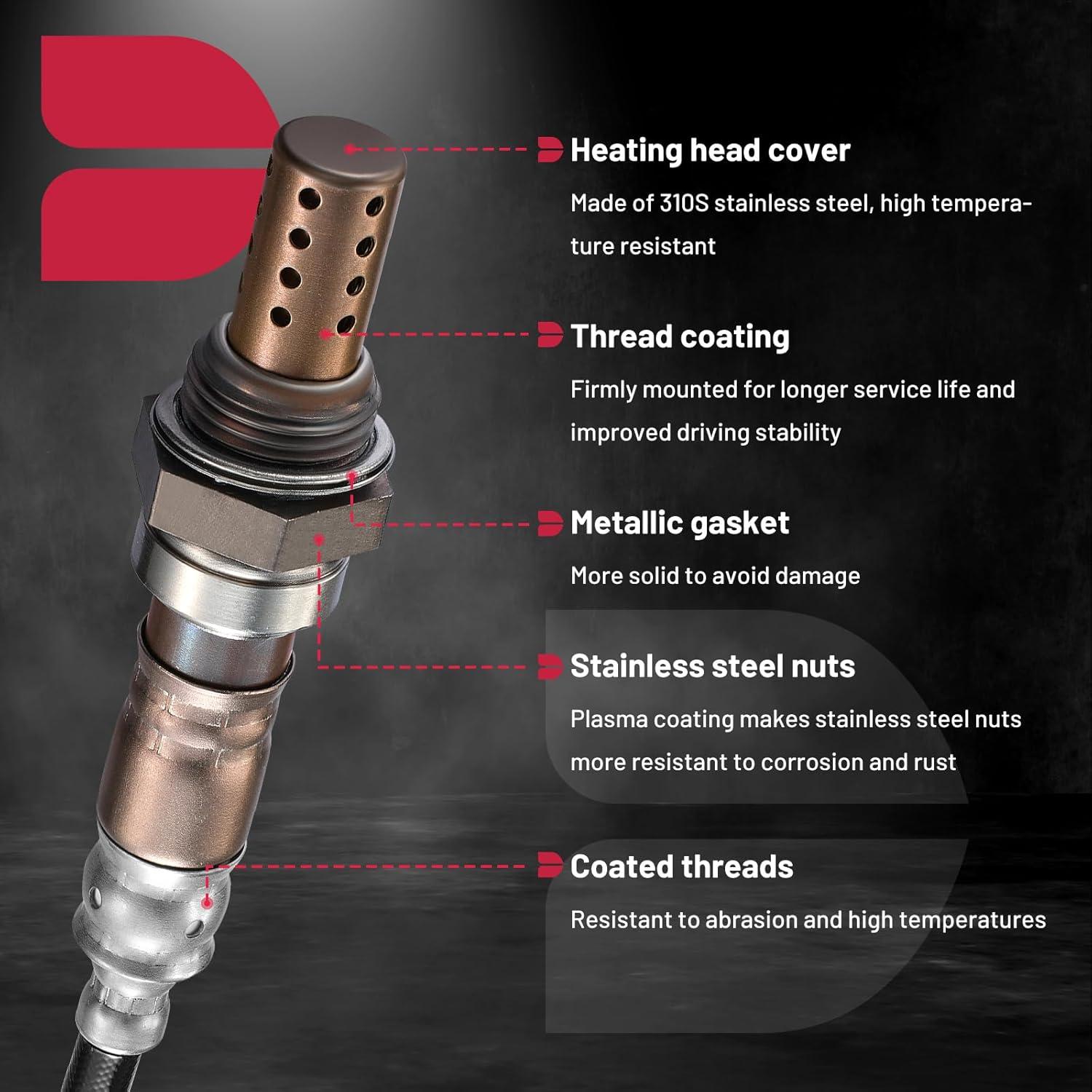 Sensor de Oxígeno BDFHYK O2 Descendente Compatible Chevrolet