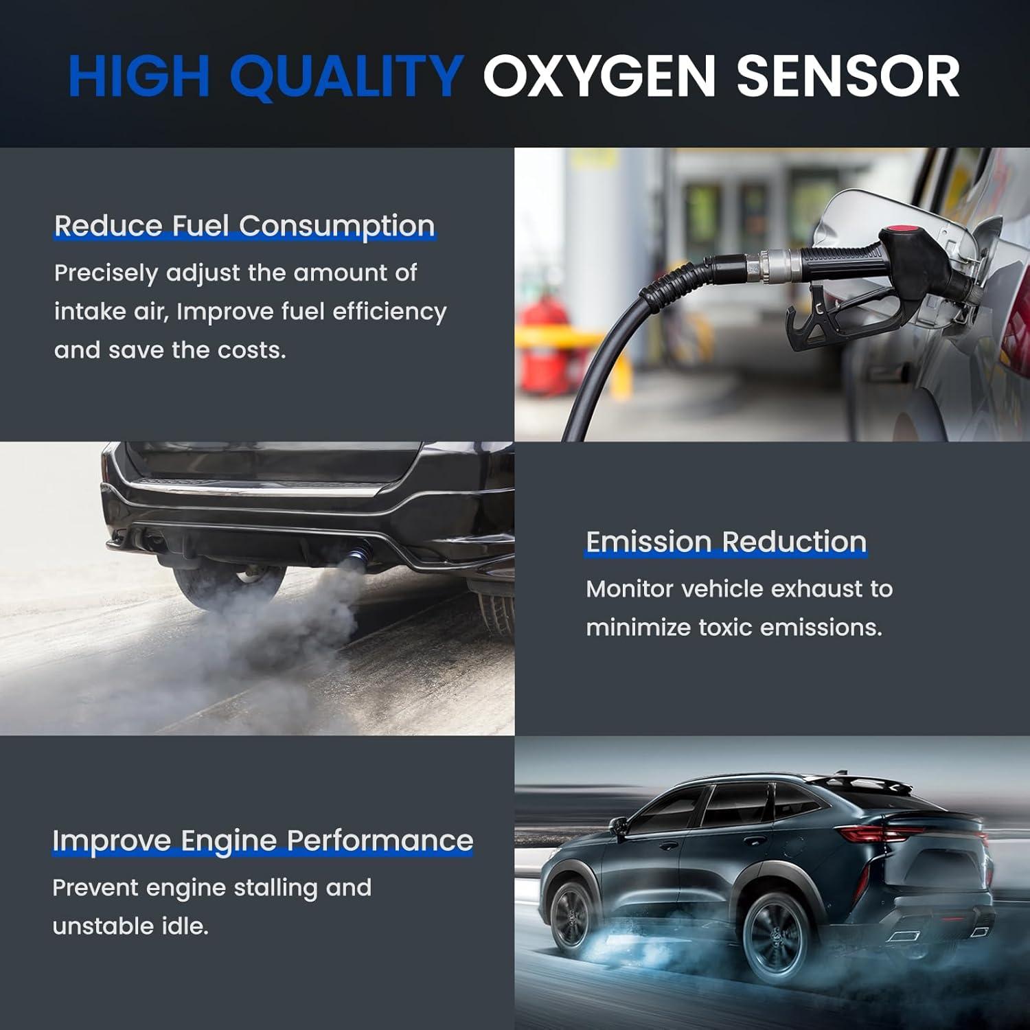 Sensor de Oxígeno SYKRSS 2PCS Compatible con Chevy y GMC