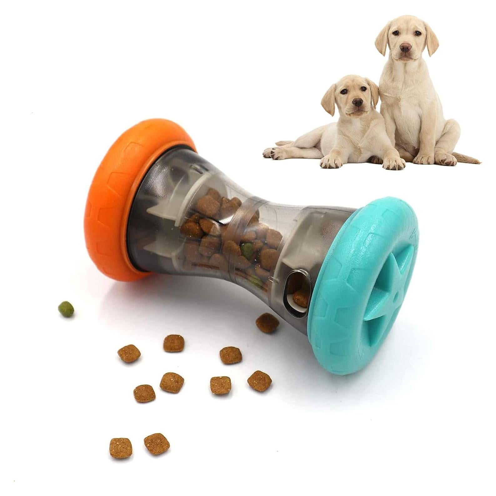 Juguete dispensador de golosinas Aelflane para perros 8x8x14cm