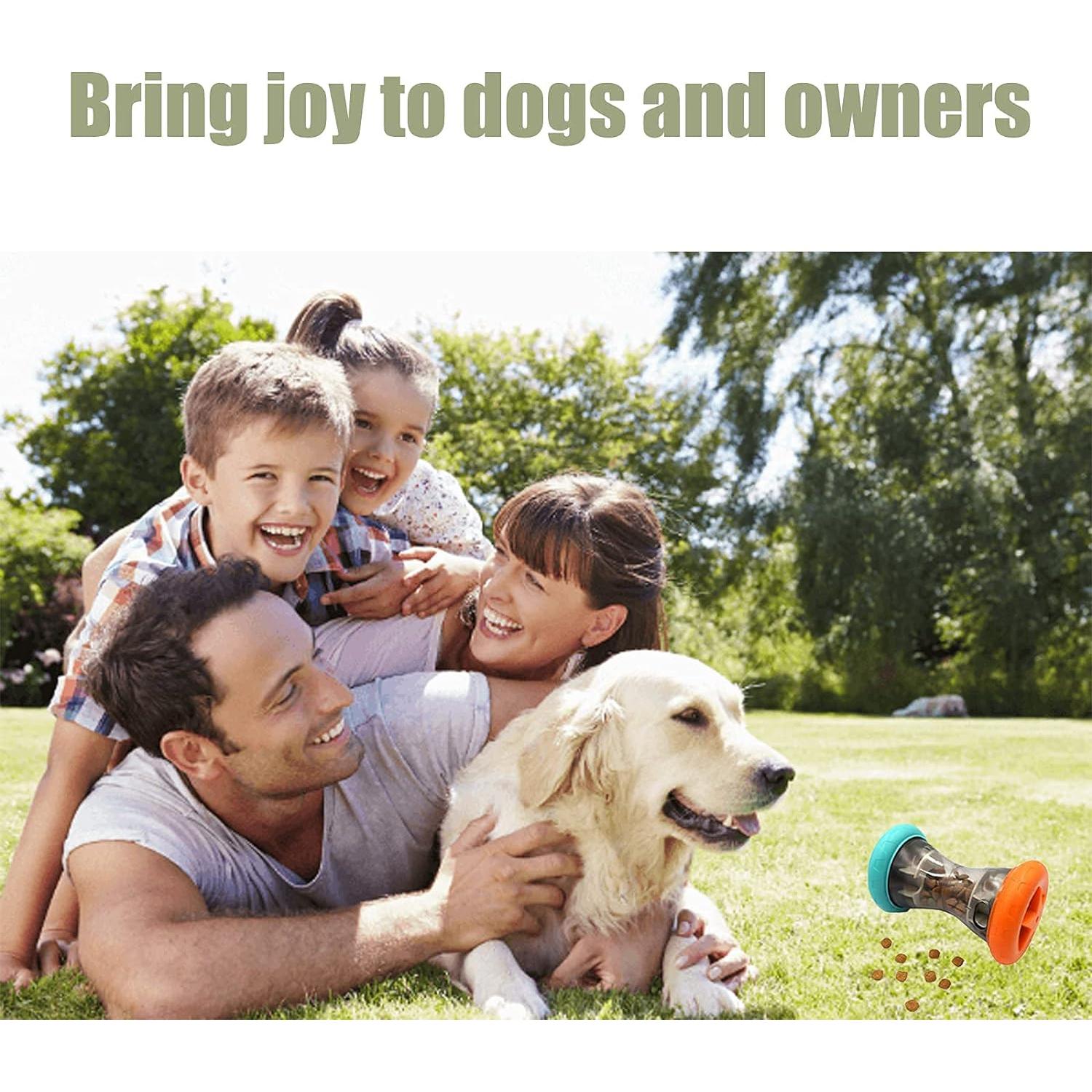 Juguete dispensador de golosinas Aelflane para perros 8x8x14cm