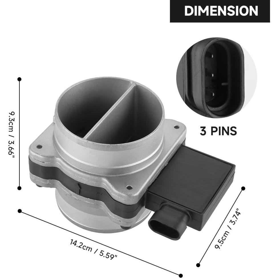 Sensor de Flujo de Aire Masivo YOLLKY 2407yo049 Compatible Chevrolet
