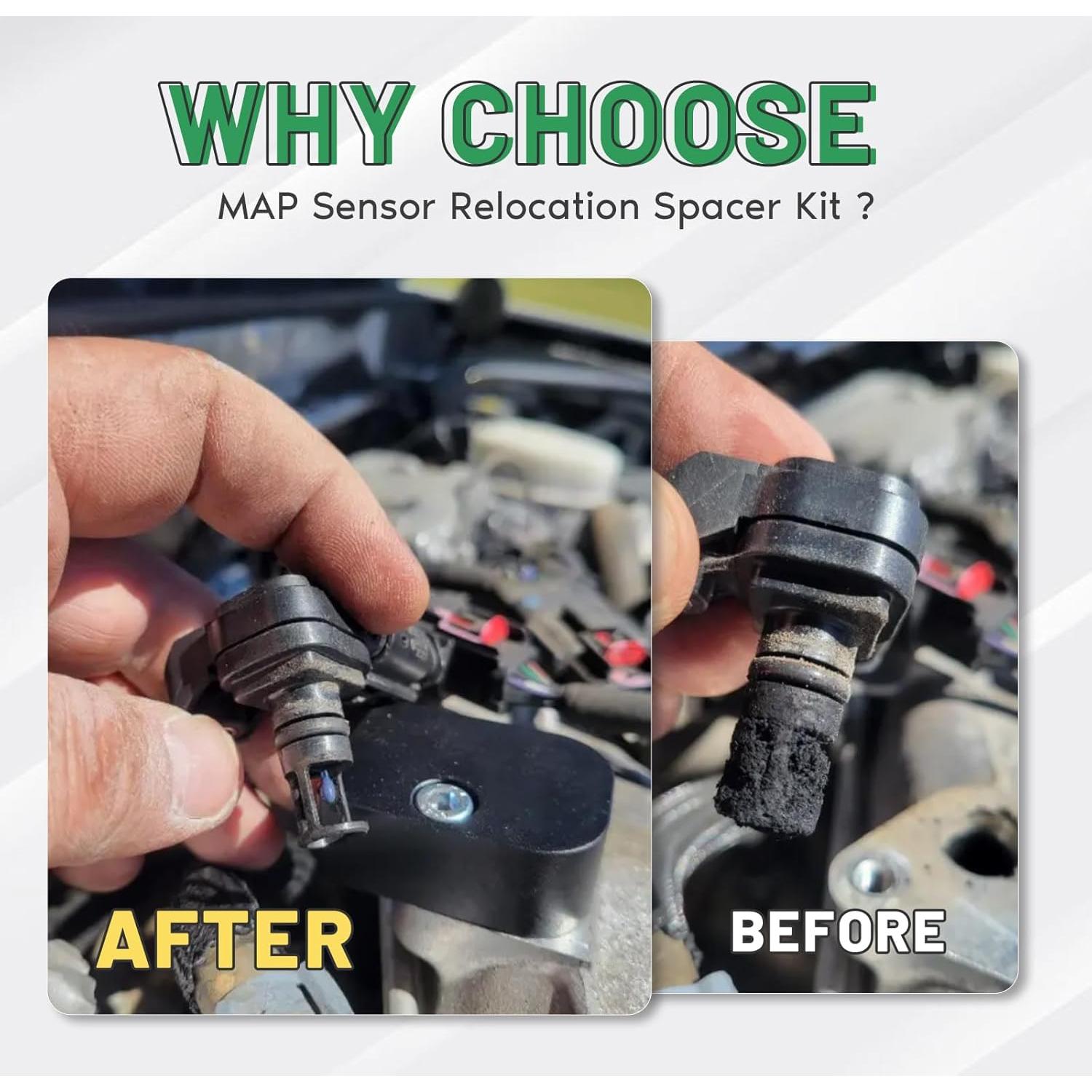 Kit Espaciador Sensor MAP Rendrox para Chevy Silverado 2023-2025