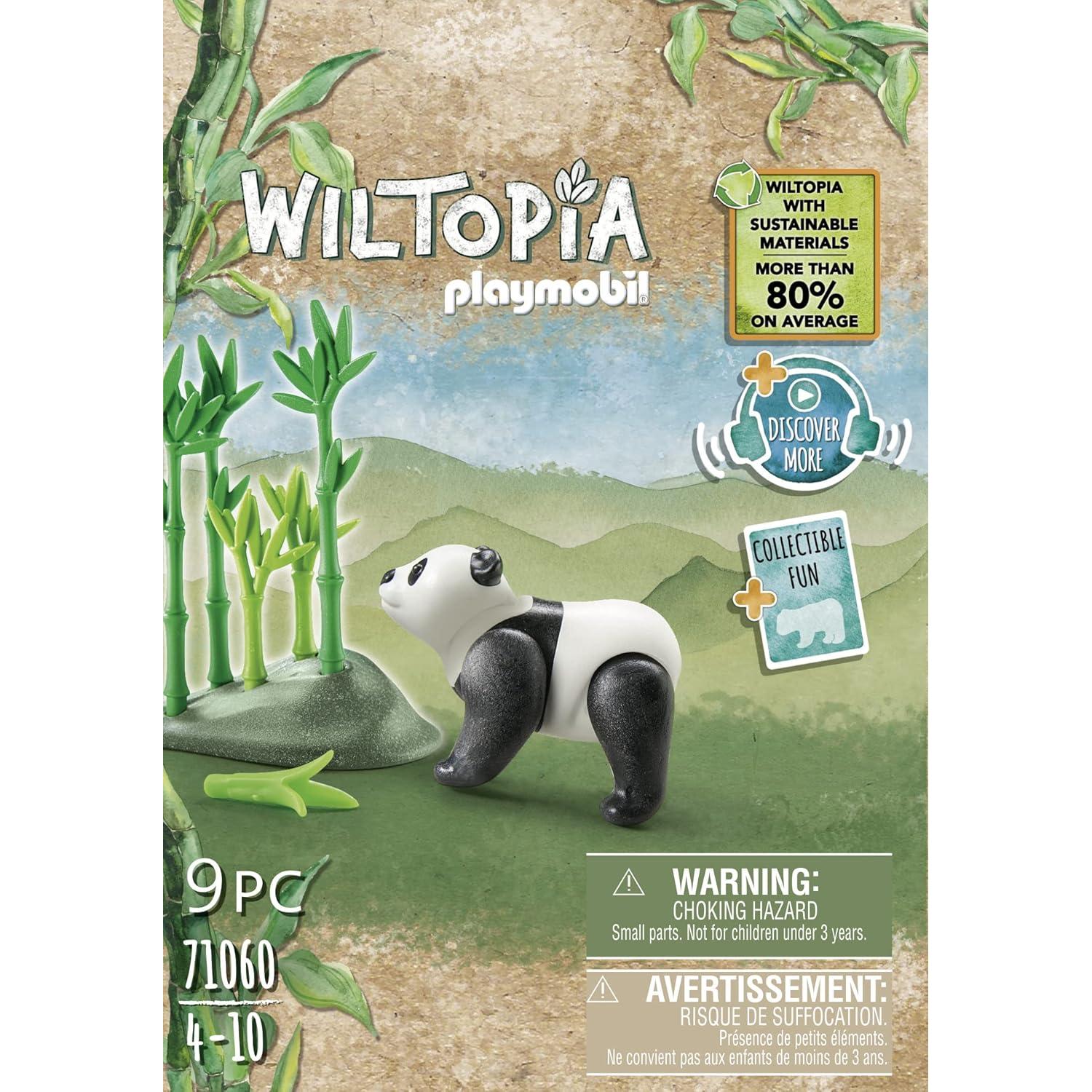 Playmobil Wiltopia Panda - Set Educativo Interactivo 71060