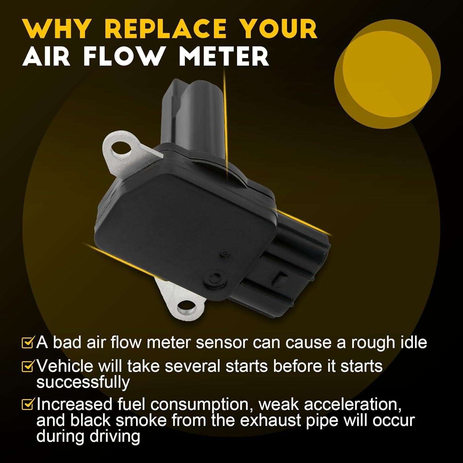 Sensor de Flujo de Aire Masivo OCPTY para Honda y Acura