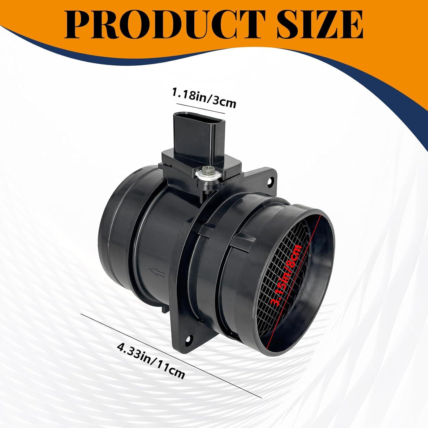 Sensor de Flujo de Aire Masivo Pleoos 06J906461B Compatible Audi VW