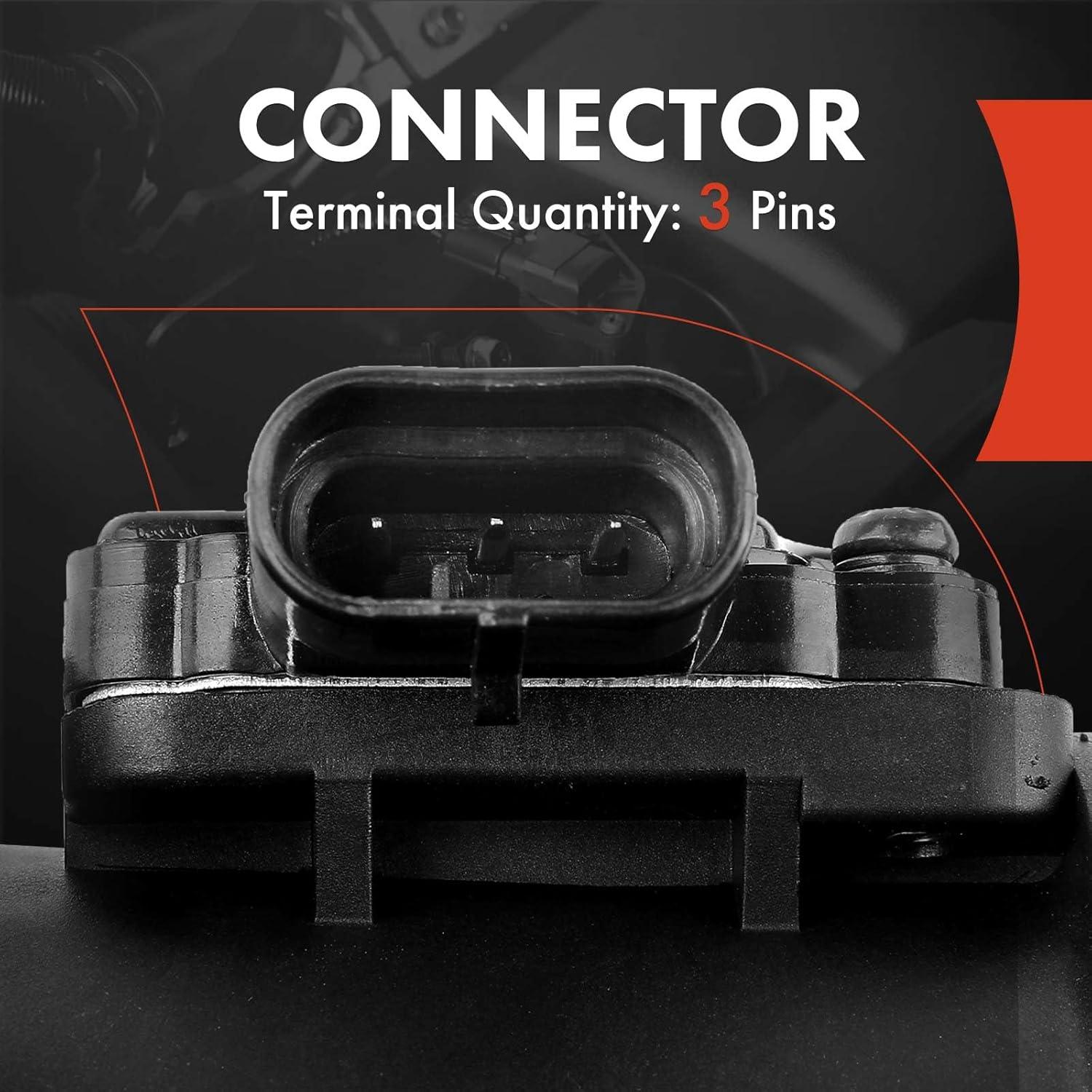 Sensor de flujo de aire masivo A-Premium 3 pines para Cadillac y Oldsmobile