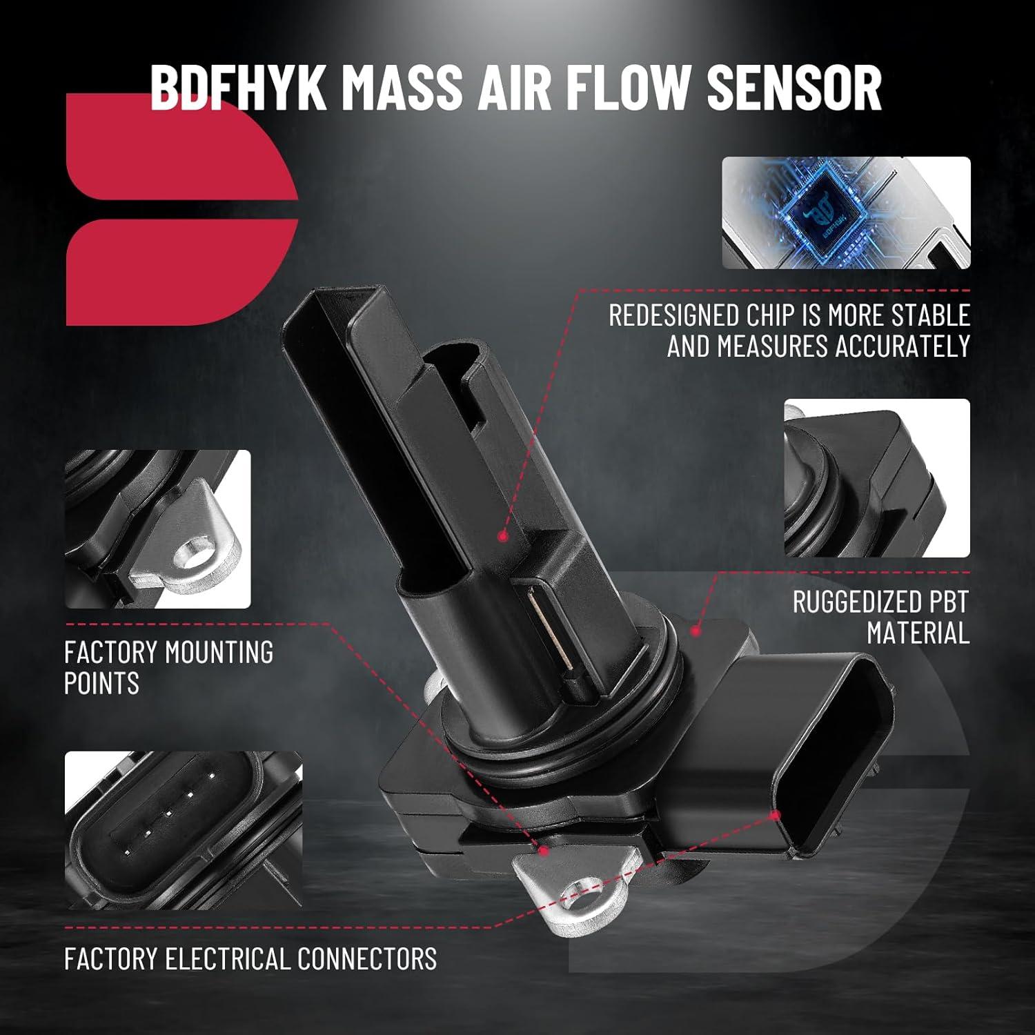 Sensor de Flujo de Aire Masivo BDFHYK MAF 37980-RLF-0030 para Acura y Honda