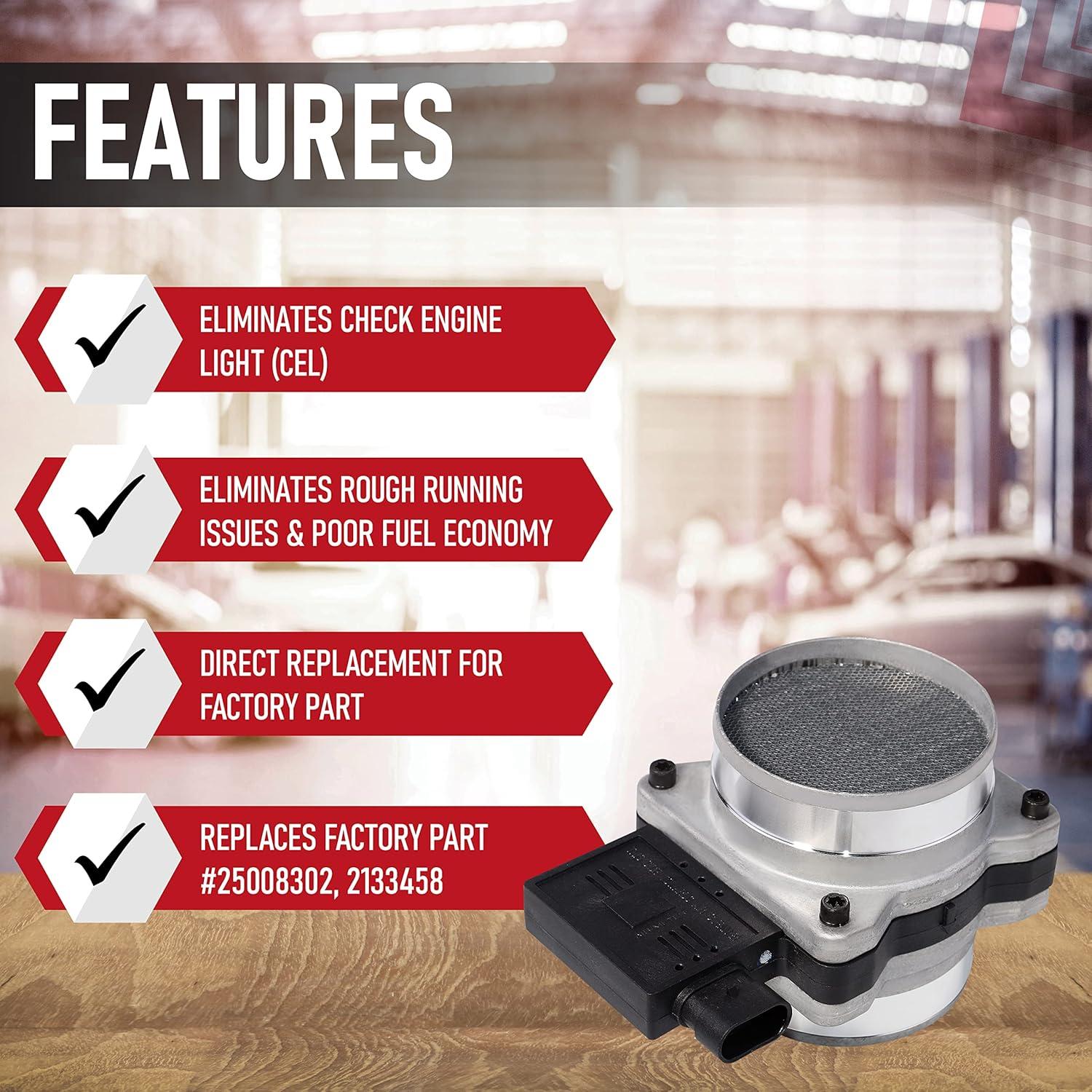 Sensor de Flujo de Aire Masivo AA Ignition 2133458 Compatible GM