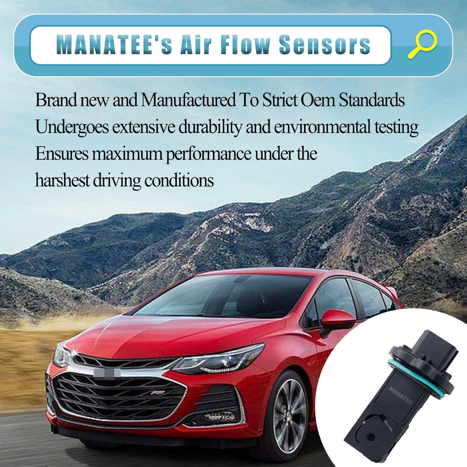 Sensor de Flujo de Aire Masivo MANATEE 12671624 Compatible