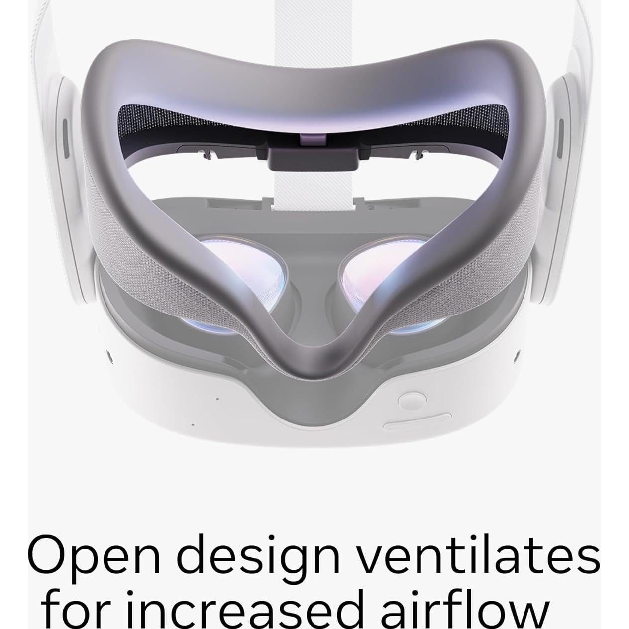 Interfaz Facial Transpirable Meta Quest 3S - Comodidad y Ventilación