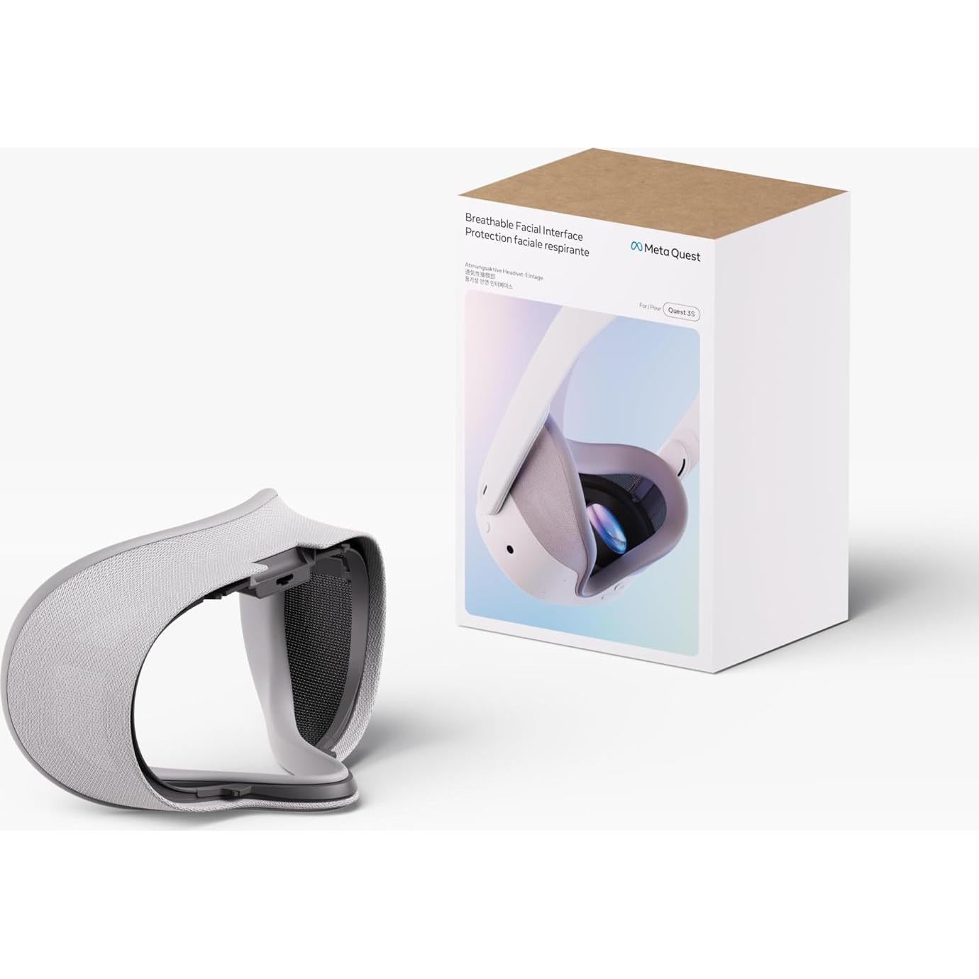 Interfaz Facial Transpirable Meta Quest 3S - Comodidad y Ventilación