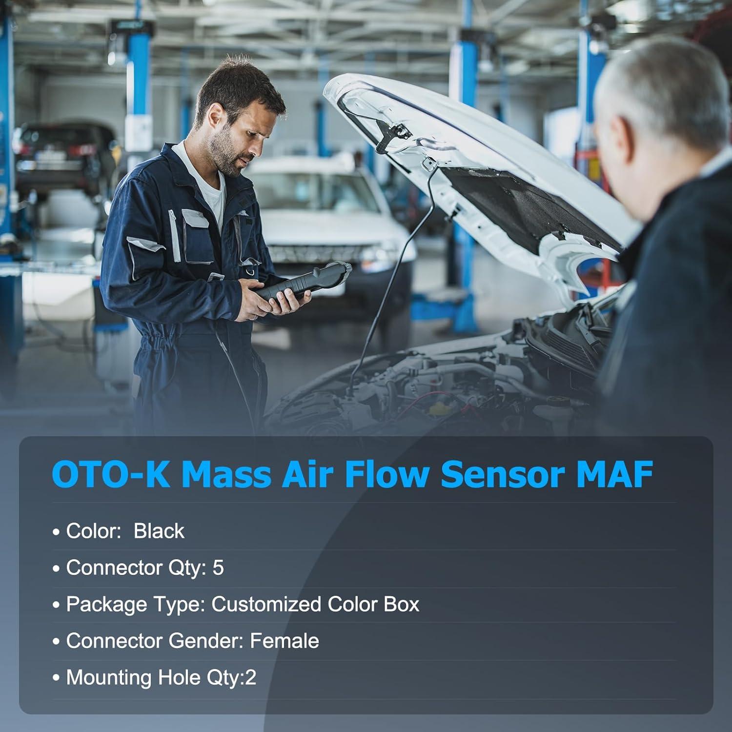 Sensor de Flujo de Aire Masivo OTO-K MAF para Honda y Acura