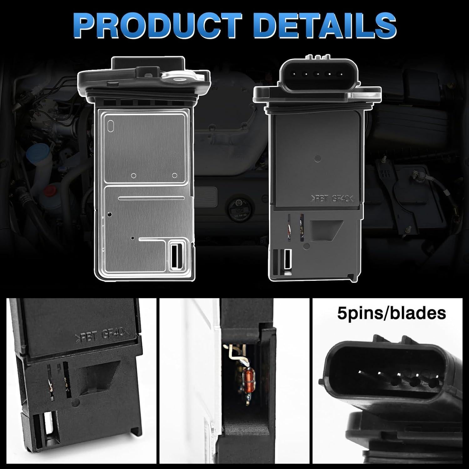 Sensor de Flujo de Aire Masivo TOP-MAX para Honda y Acura