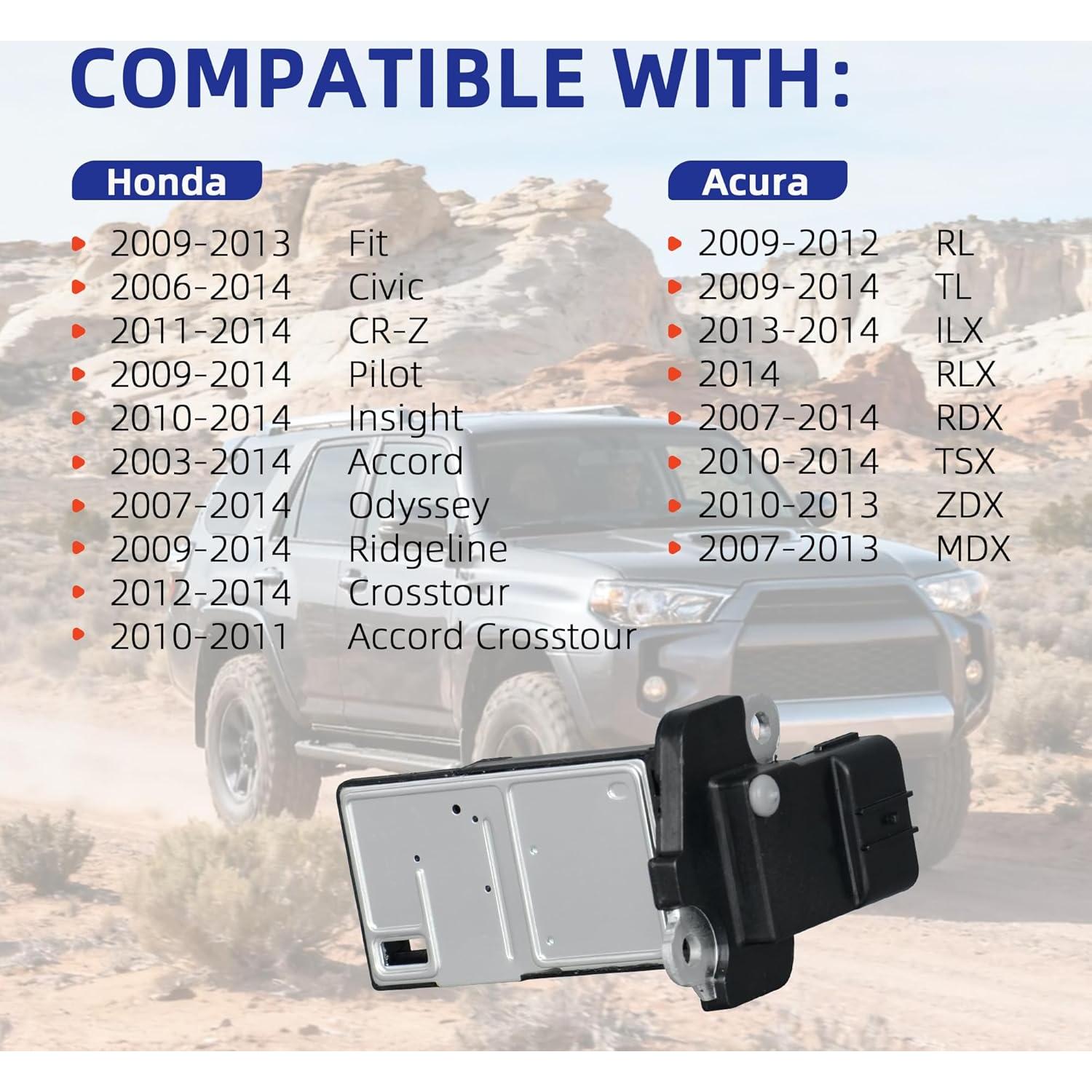 Sensor de flujo de aire masivo Yongtoparts YT-25408 compatible Honda/Acura