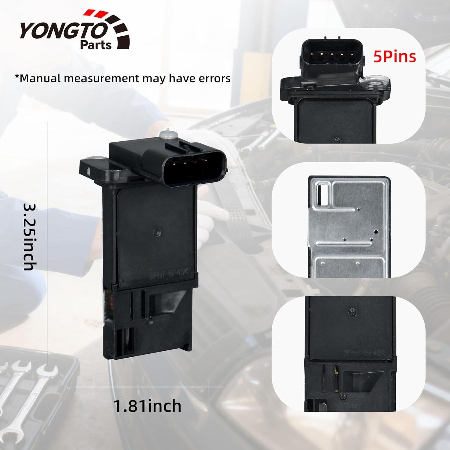 Sensor de flujo de aire masivo Yongtoparts YT-25408 compatible Honda/Acura