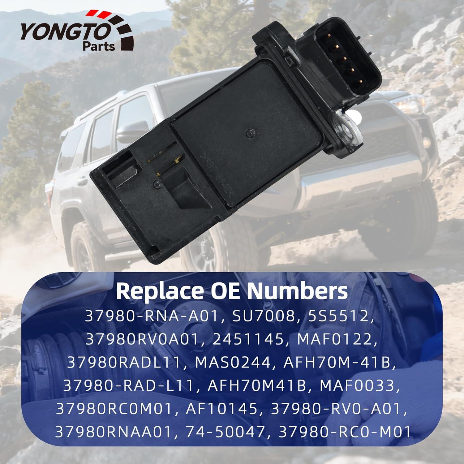 Sensor de flujo de aire masivo Yongtoparts YT-25408 compatible Honda/Acura