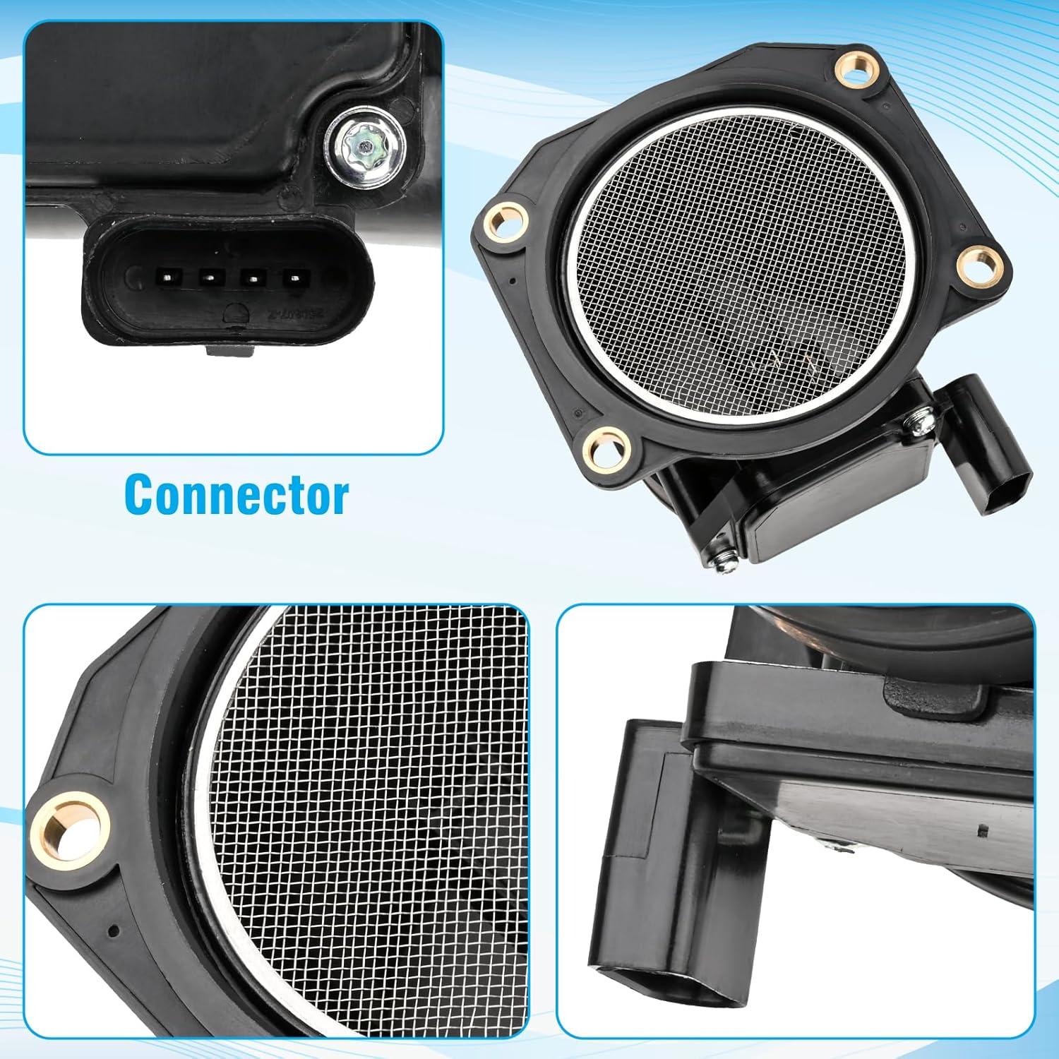 Sensor de Flujo de Aire Masivo DOSKJOK MAF Compatible A3 A4 Golf