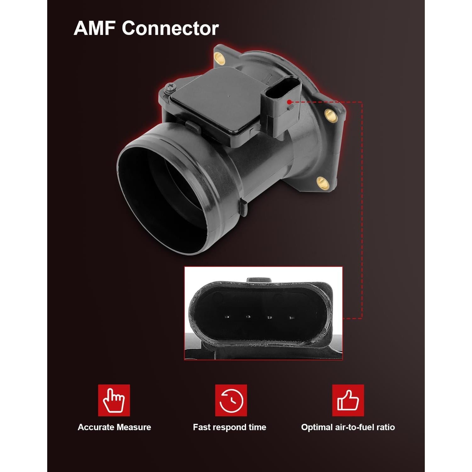 Sensor de Flujo de Aire Masivo GDSMOTU para Volkswagen 1.8L/2.0L