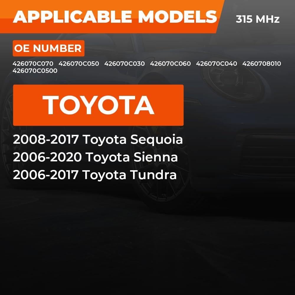 Sensor TPMS Jsueng 426070C060 para Toyota Sequoia/Sienna/Tundra