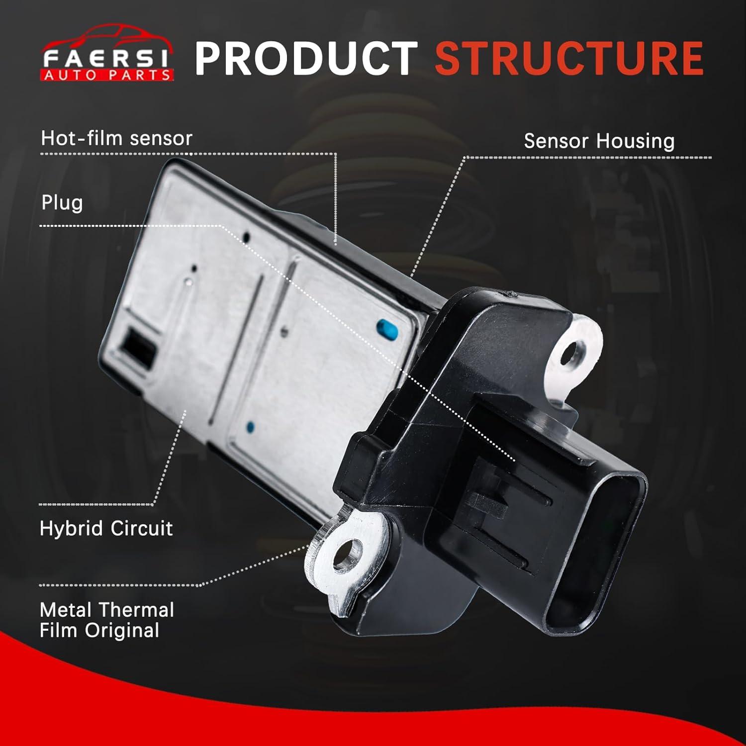 Sensor de Flujo de Aire Masivo FAERSI 3L3Z12B579A para Ford