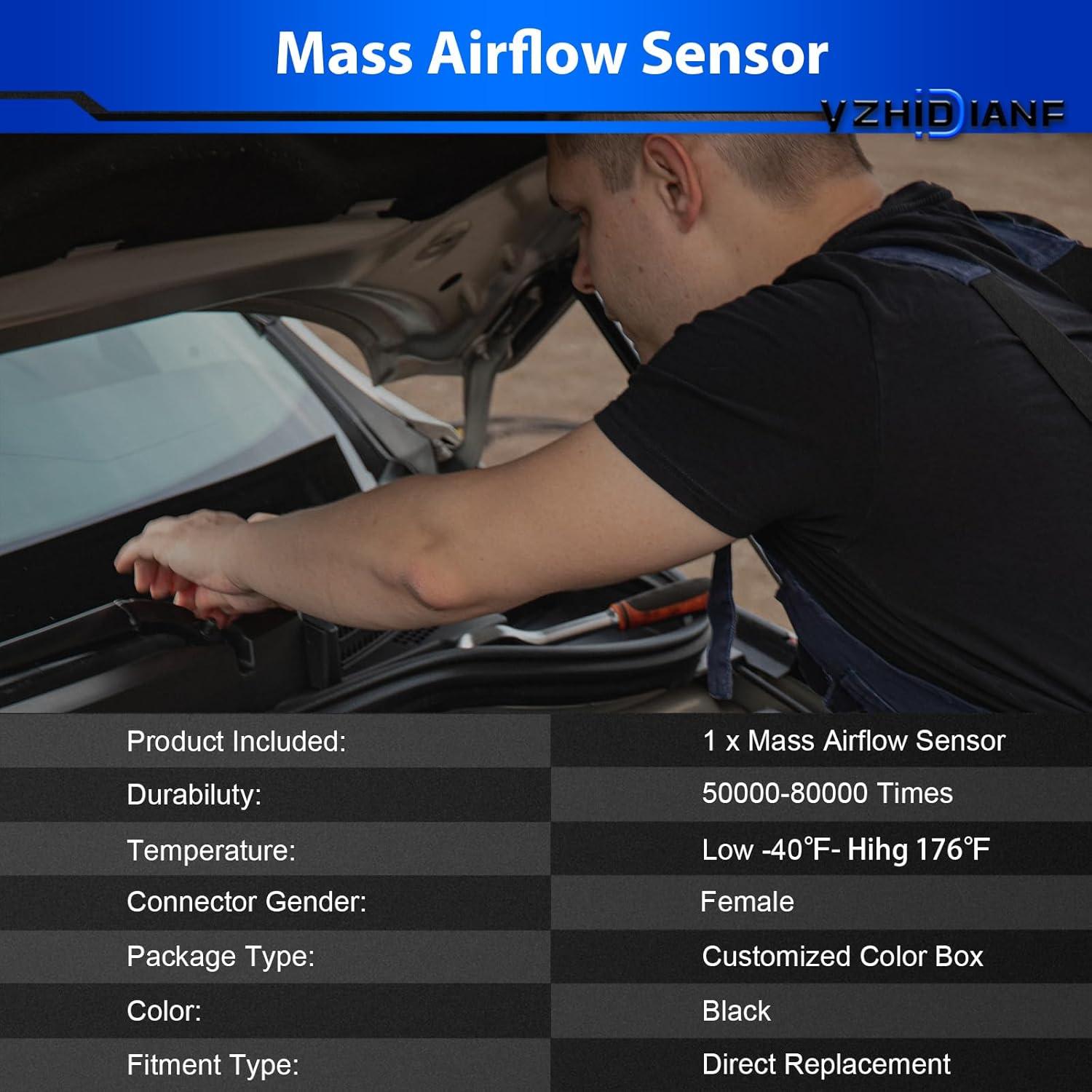 Sensor de Flujo de Aire Masivo YZHIDIANF 3L3Z12B579AB para Ford