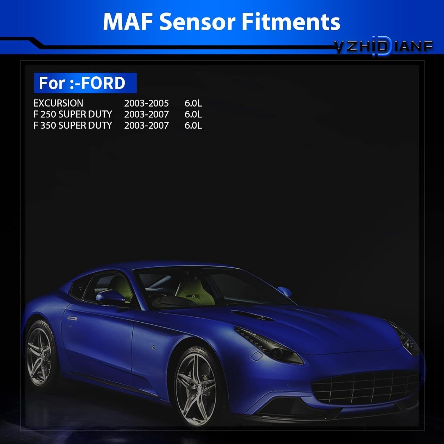 Sensor de Flujo de Aire Masivo YZHIDIANF 3L3Z12B579AB para Ford