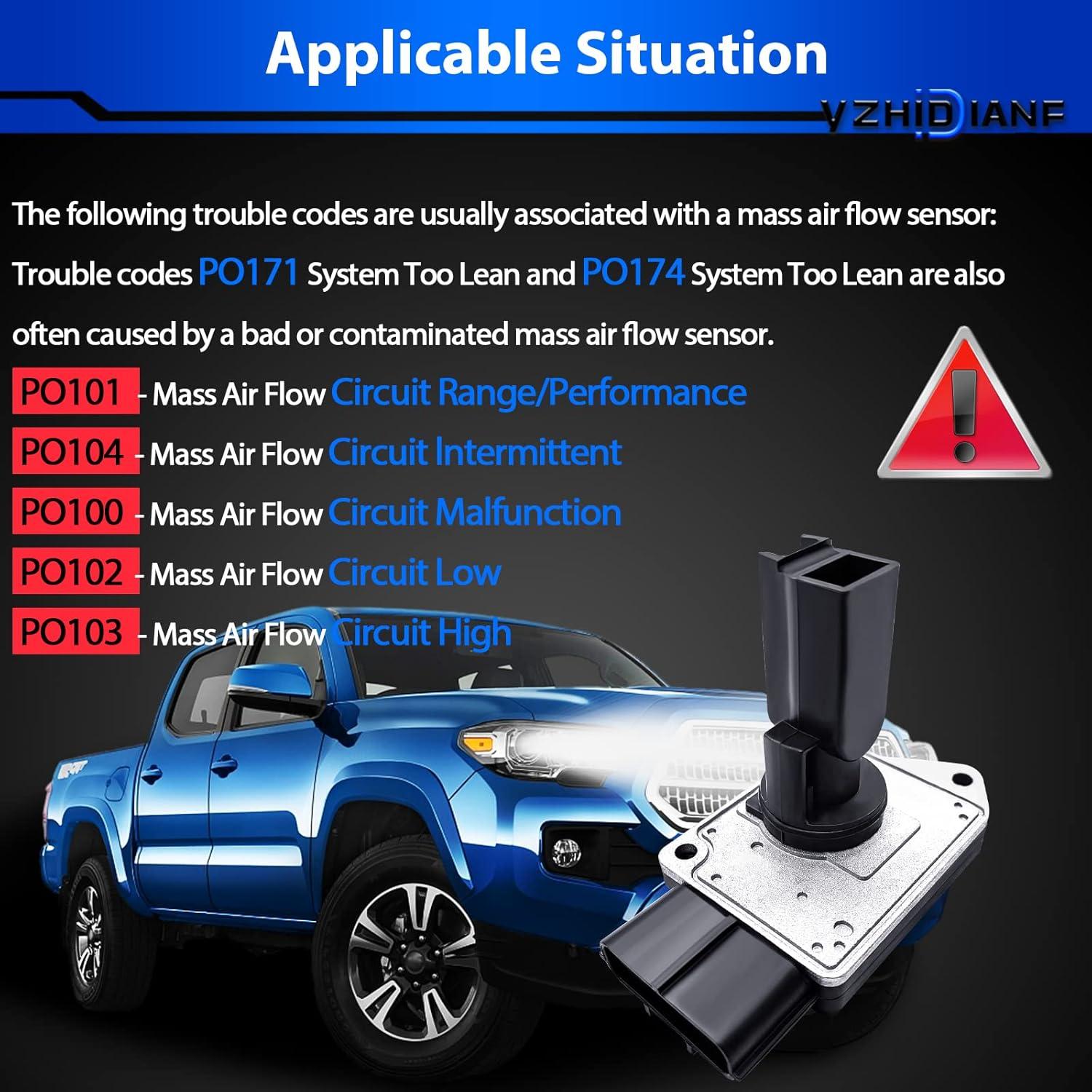 Sensor de Flujo de Aire Masivo YZHIDIANF 3L3Z12B579AB para Ford