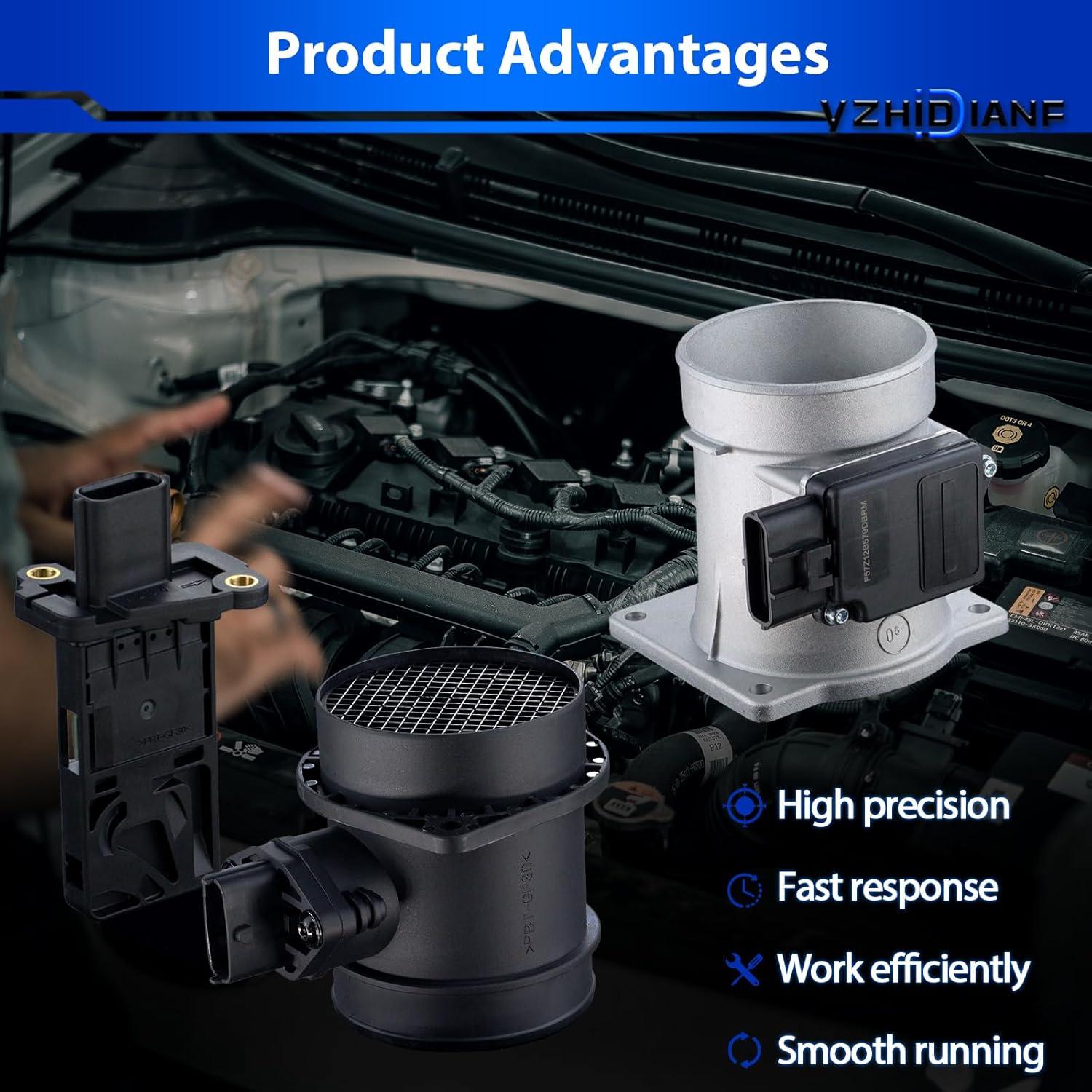 Sensor de Flujo de Aire Masivo YZHIDIANF 3L3Z12B579AB para Ford