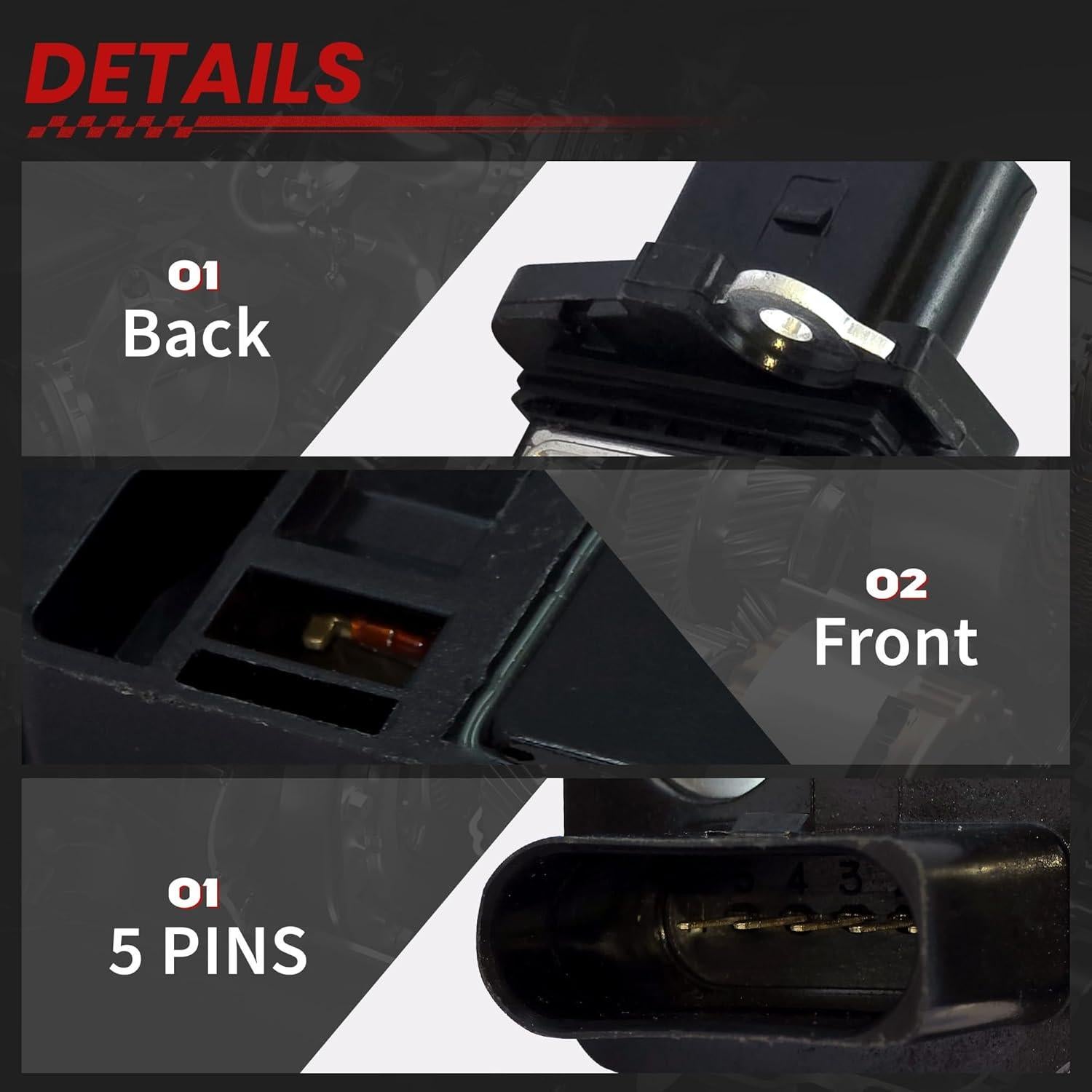 Sensor de Flujo de Aire Masivo TSSLIIN para Audi y VW